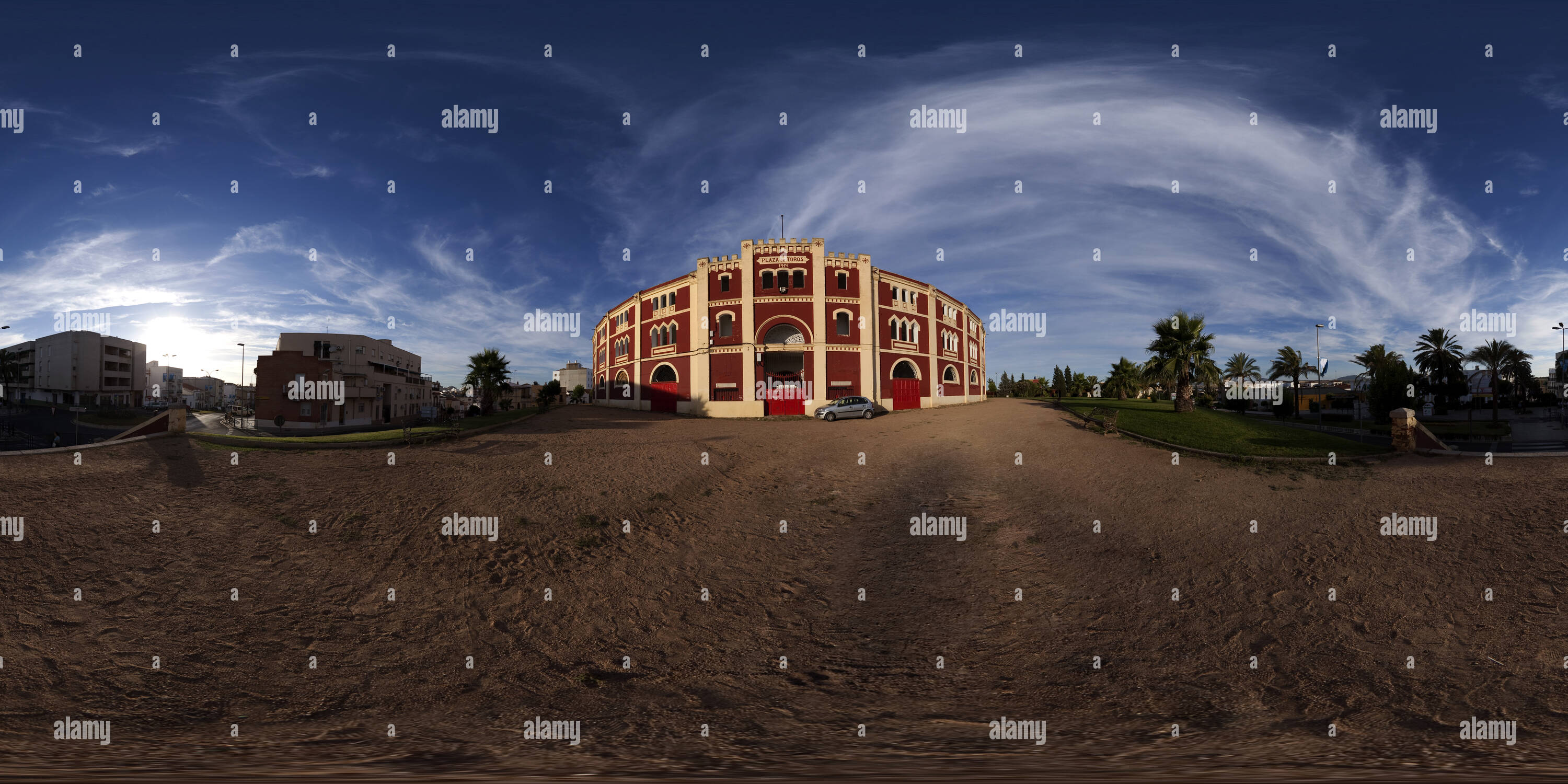 Visualizzazione panoramica a 360 gradi di Plaza de toros Cerro de San Albín