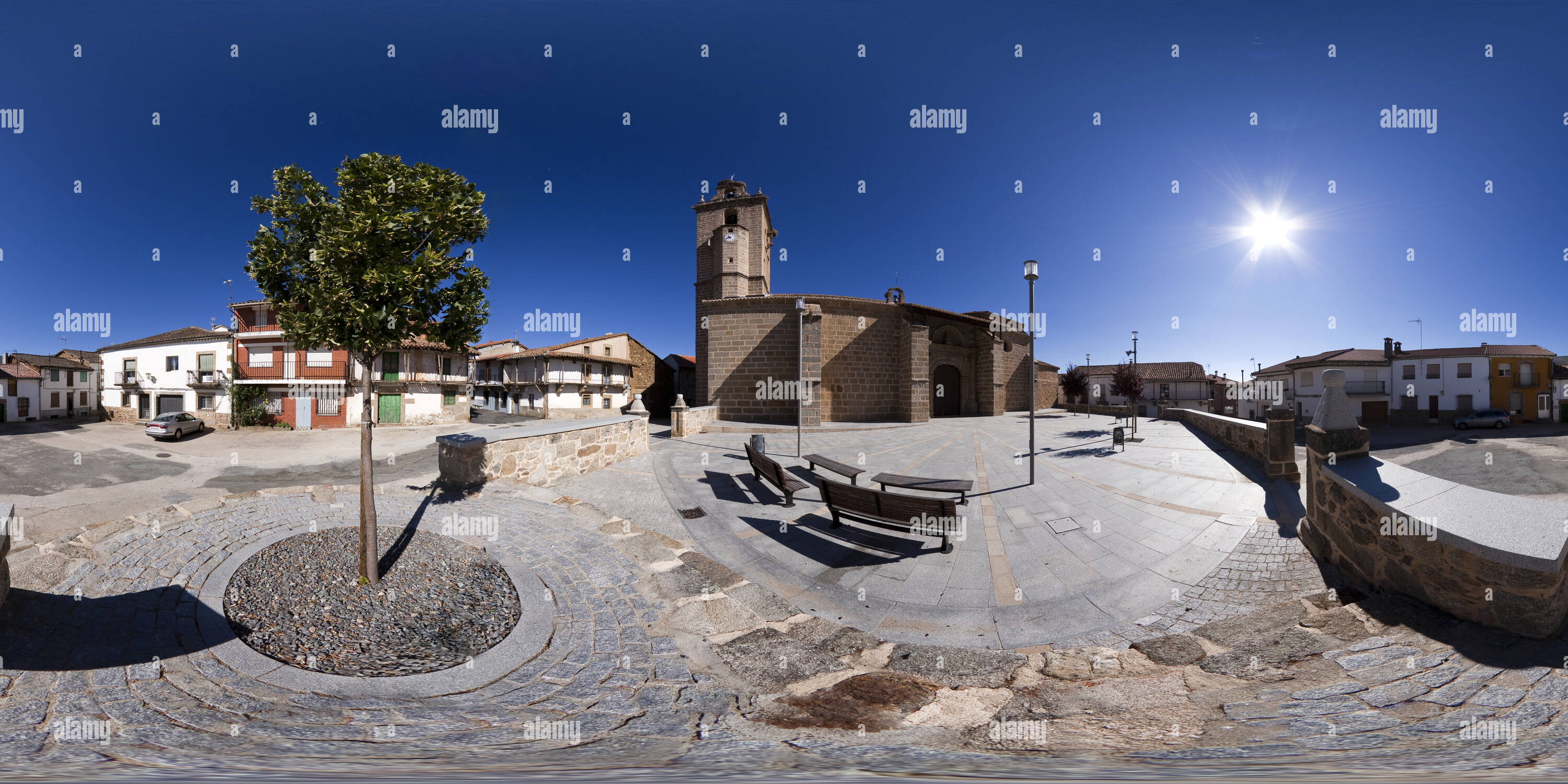 Visualizzazione panoramica a 360 gradi di Becedas, Iglesia parroquial