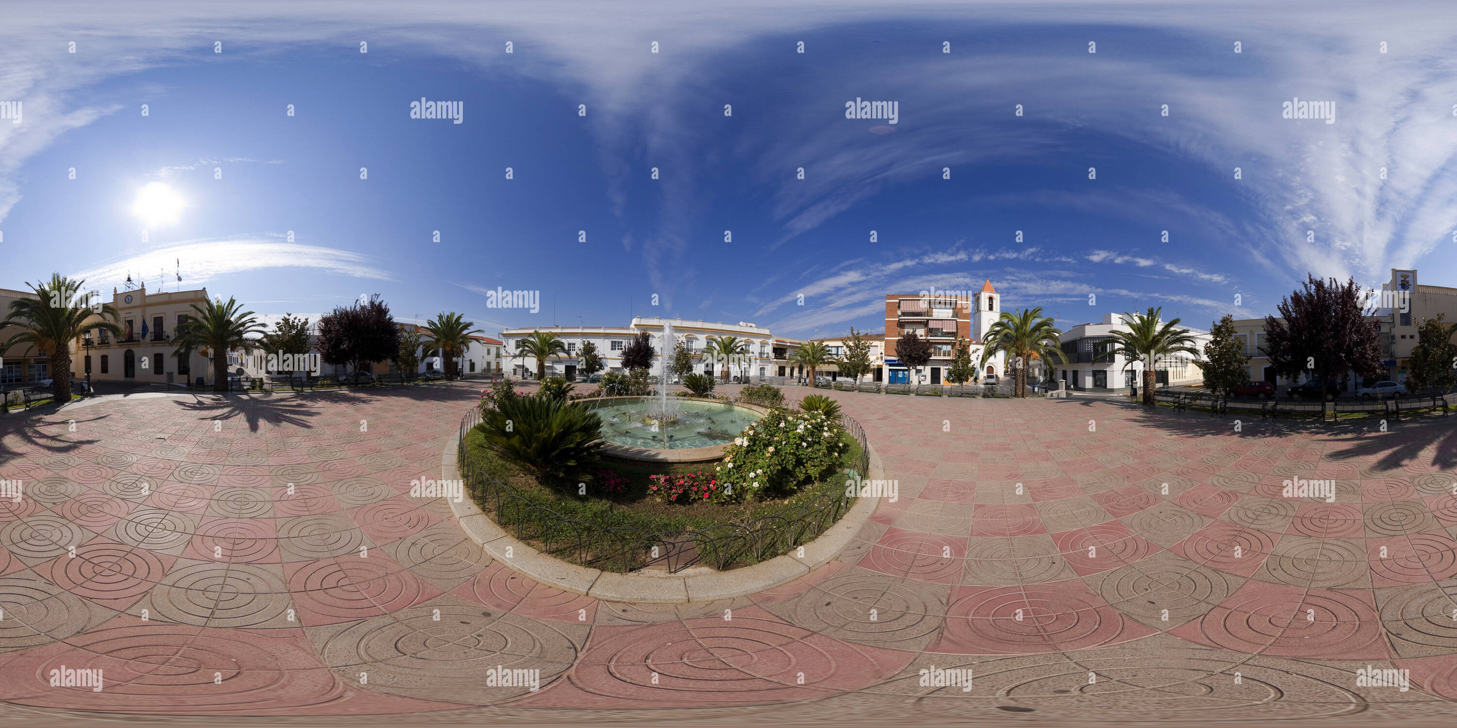 Visualizzazione panoramica a 360 gradi di Puebla De La Calzada