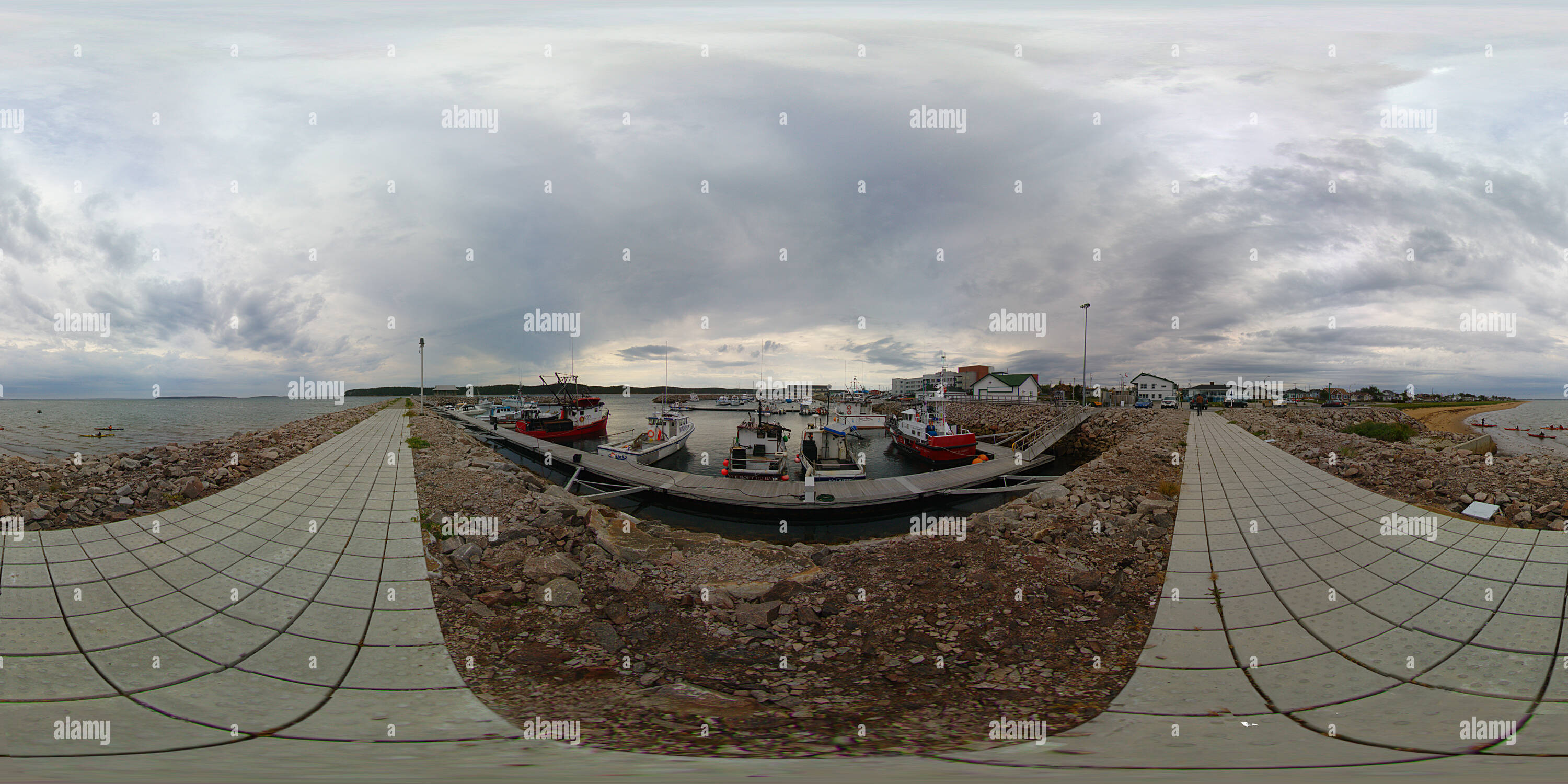 Visualizzazione panoramica a 360 gradi di Havre Saint-Pierre