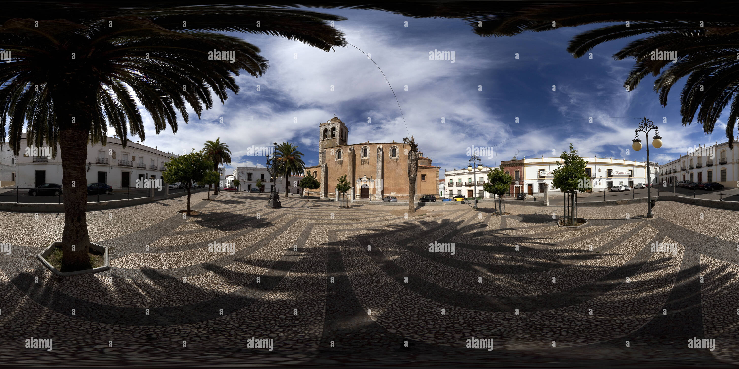 Visualizzazione panoramica a 360 gradi di Santos de Maimona