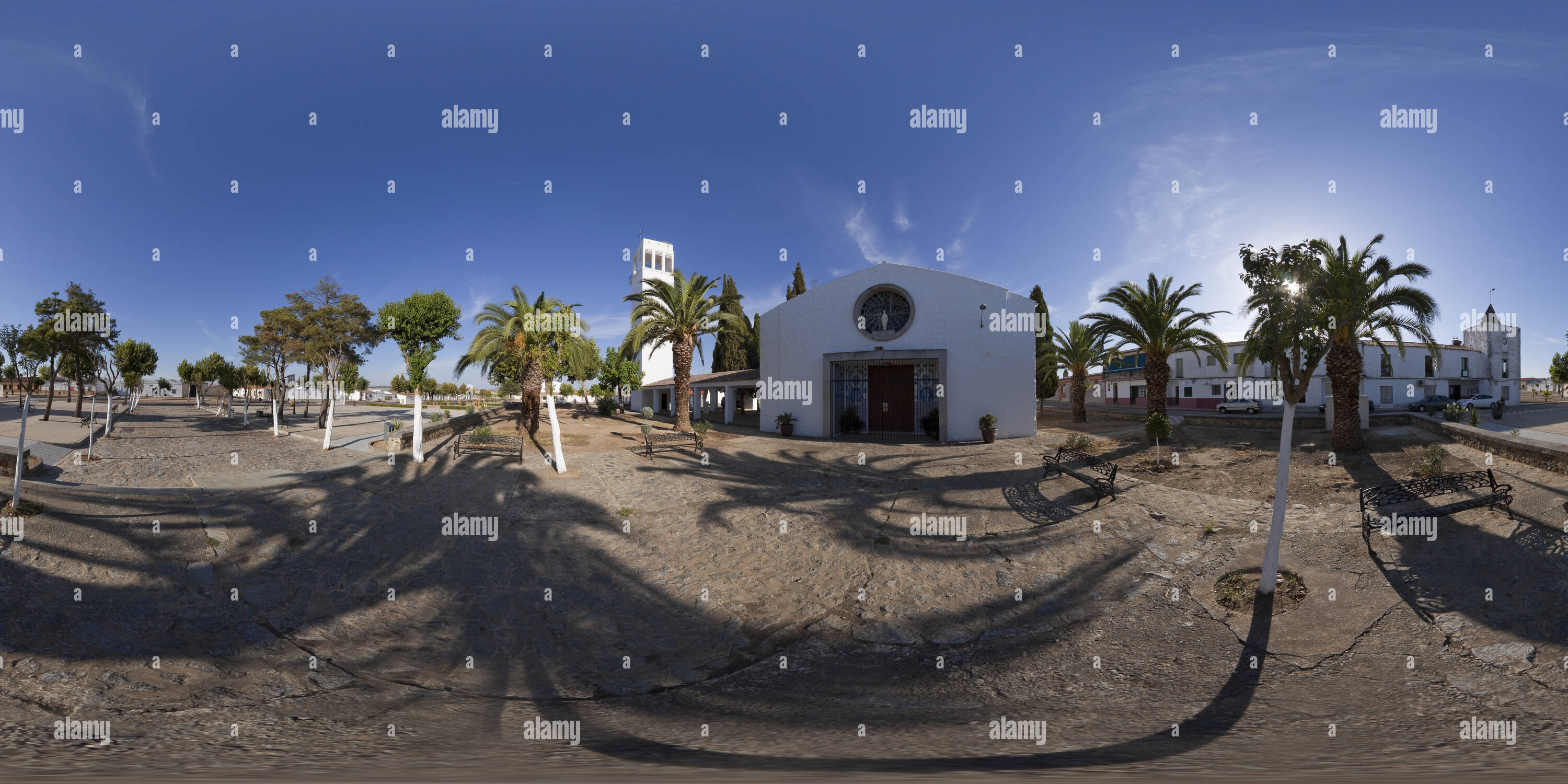 Visualizzazione panoramica a 360 gradi di Yelbes, Iglesia parroquial del Sagrado Corazón de Jesús