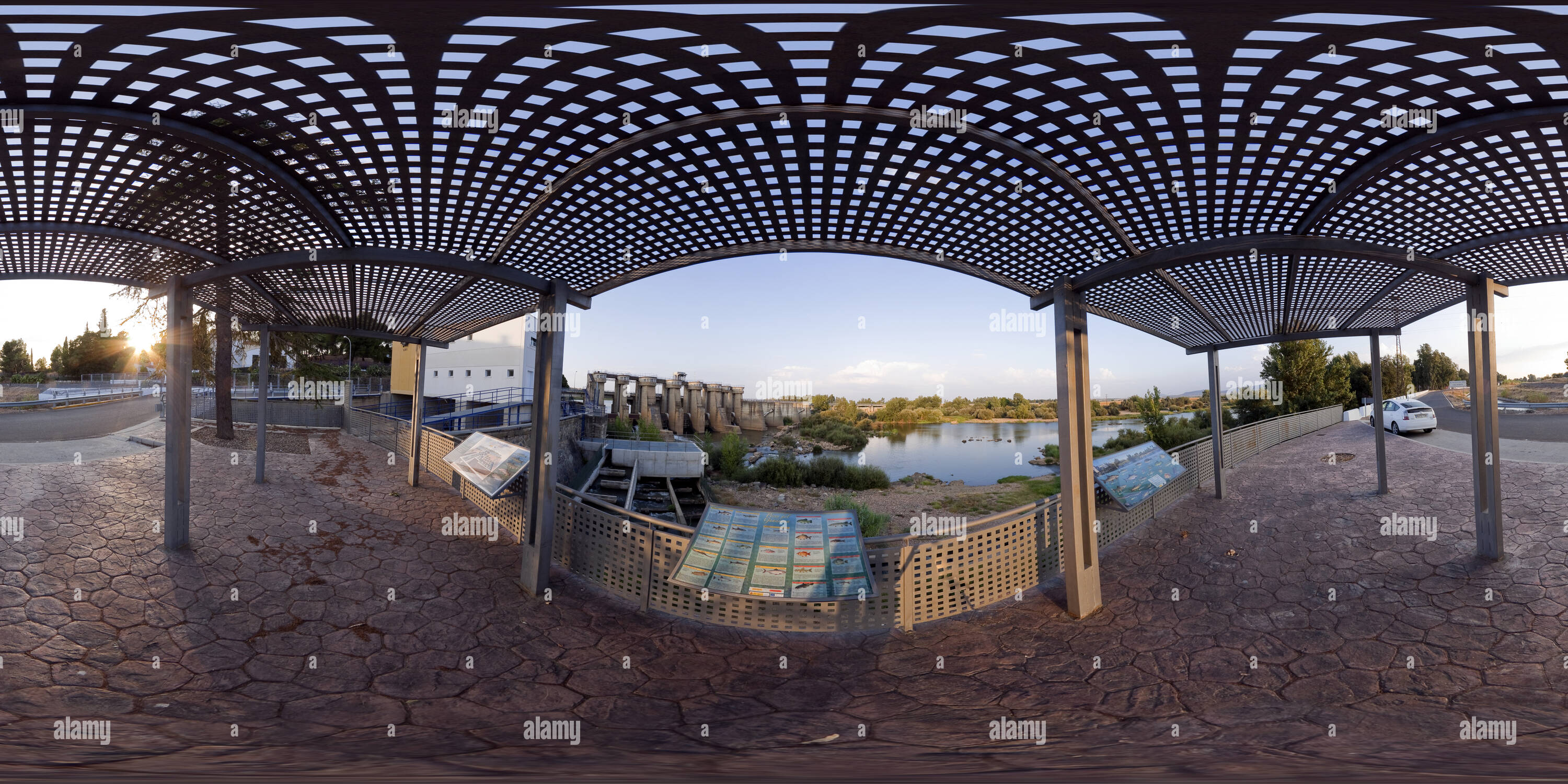 Visualizzazione panoramica a 360 gradi di Presa de Montijo