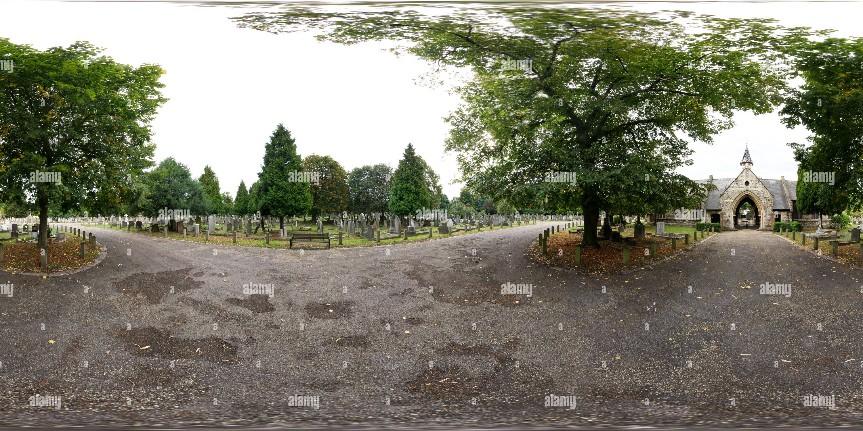 Visualizzazione panoramica a 360 gradi di Cimitero di Acton