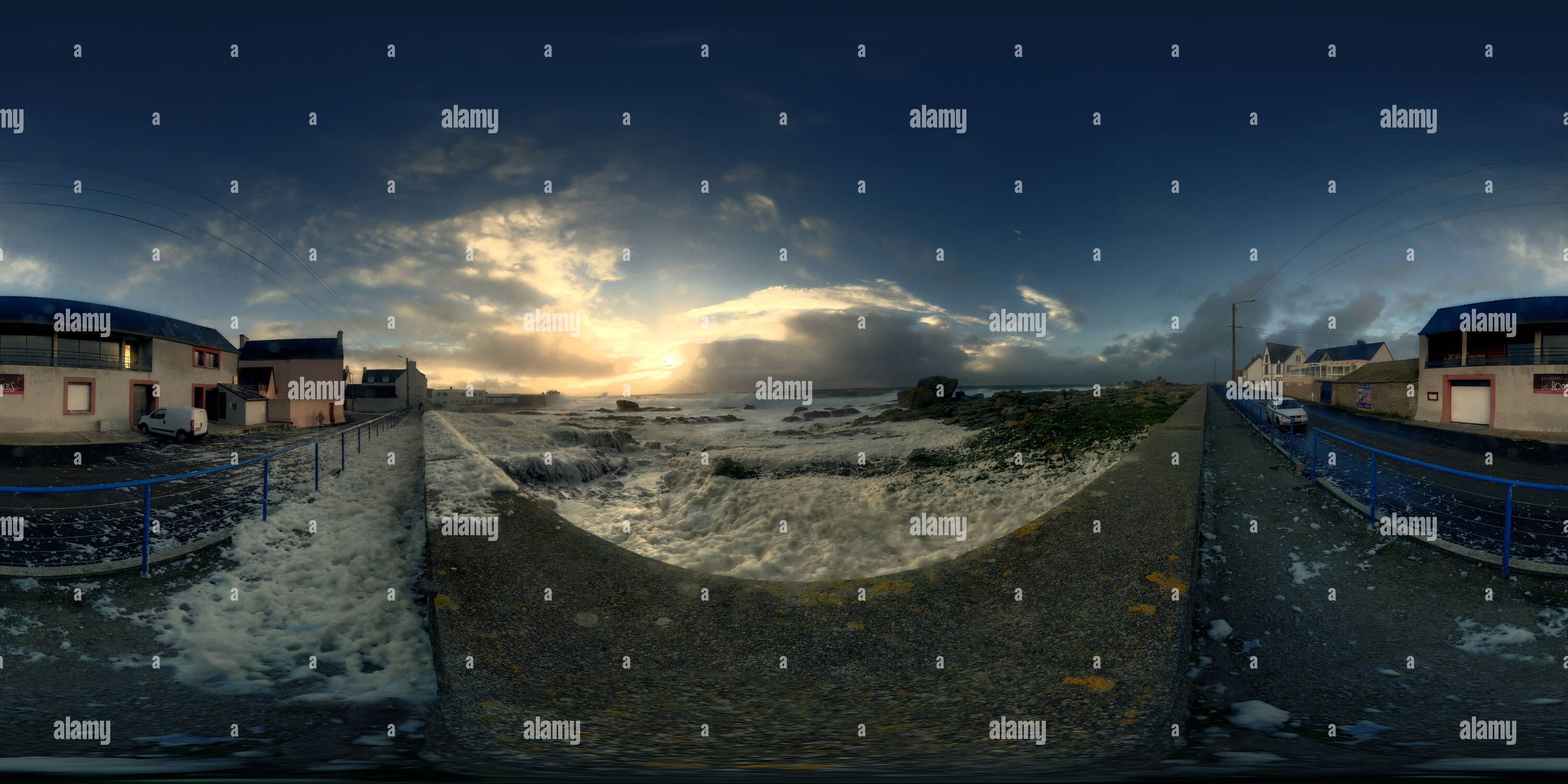Visualizzazione panoramica a 360 gradi di L'Ecume de mer schiuma Meerschaum st guenole Finisterre