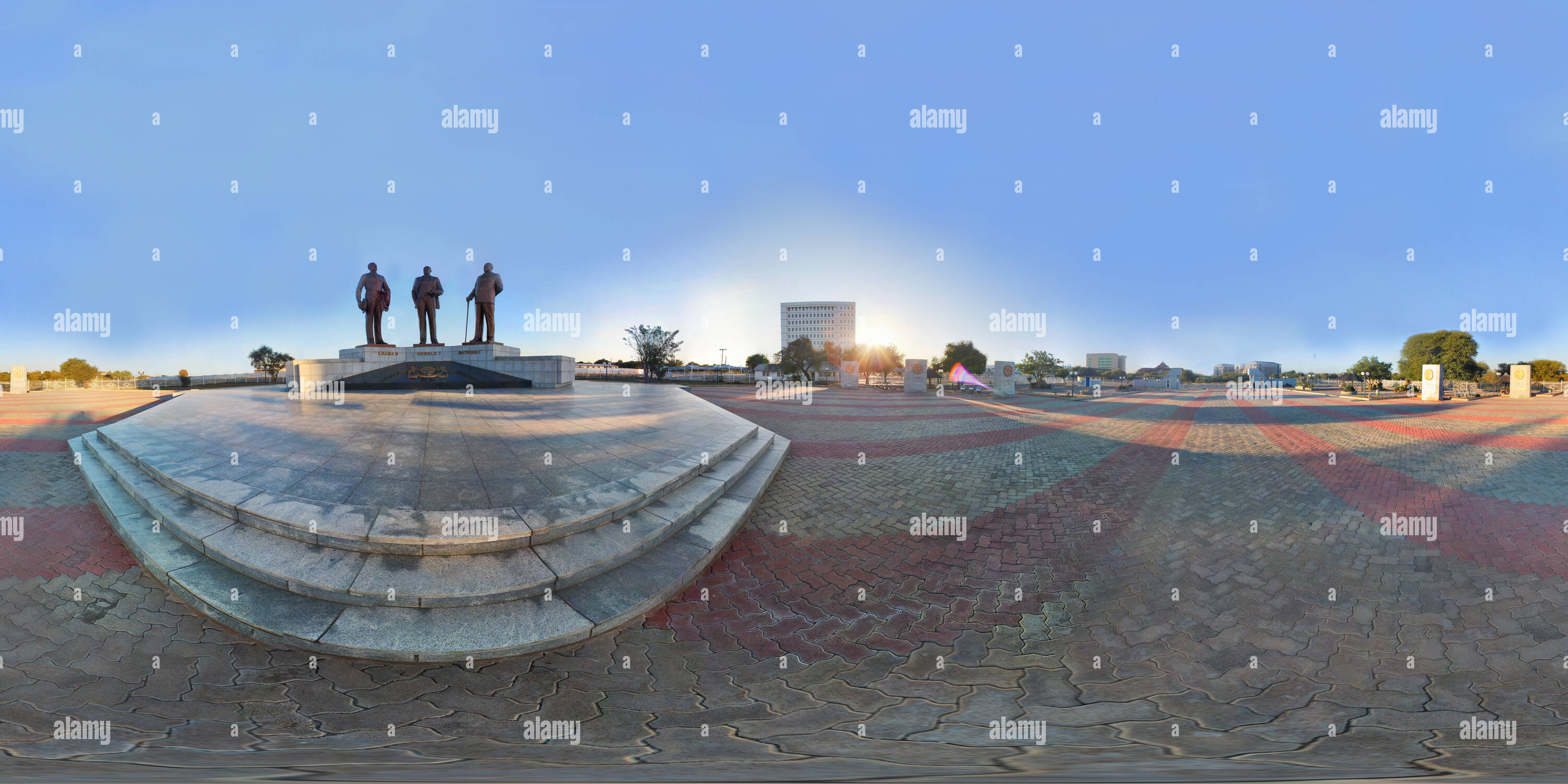Visualizzazione panoramica a 360 gradi di Tre padri fondatori