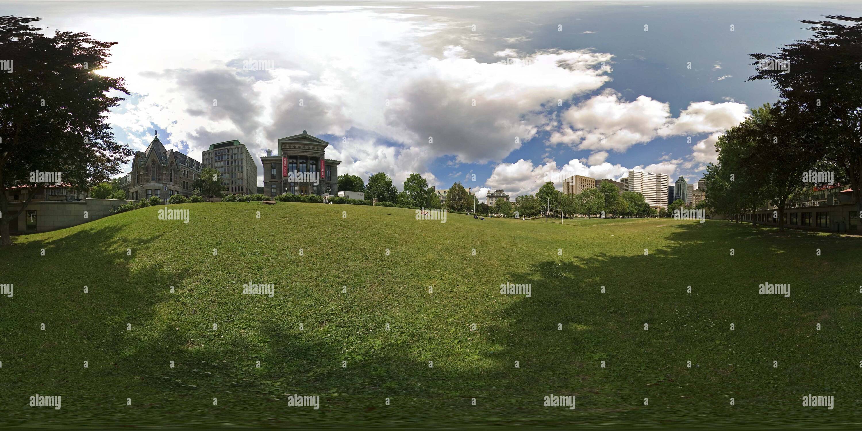 Visualizzazione panoramica a 360 gradi di Mc Gill University