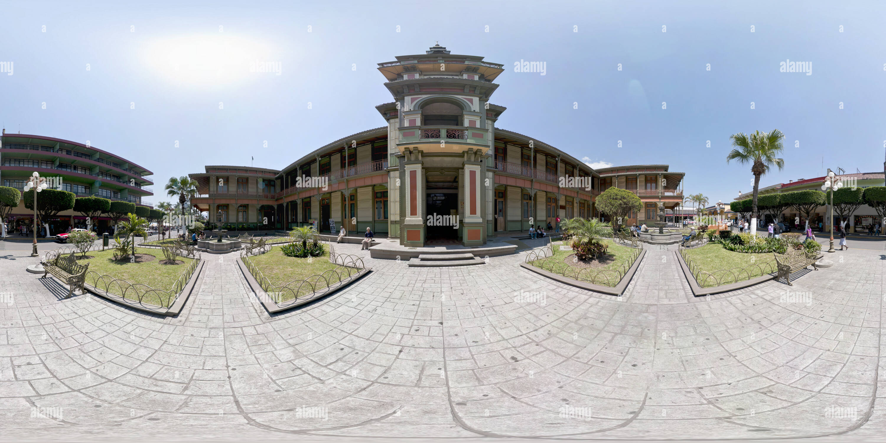 Visualizzazione panoramica a 360 gradi di Palacio de Hierro in Orizaba