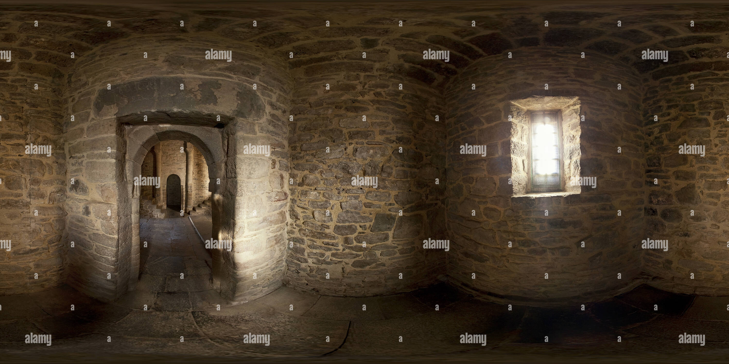 Visualizzazione panoramica a 360 gradi di Santa-Cristina-de-Lena-Estancia-S