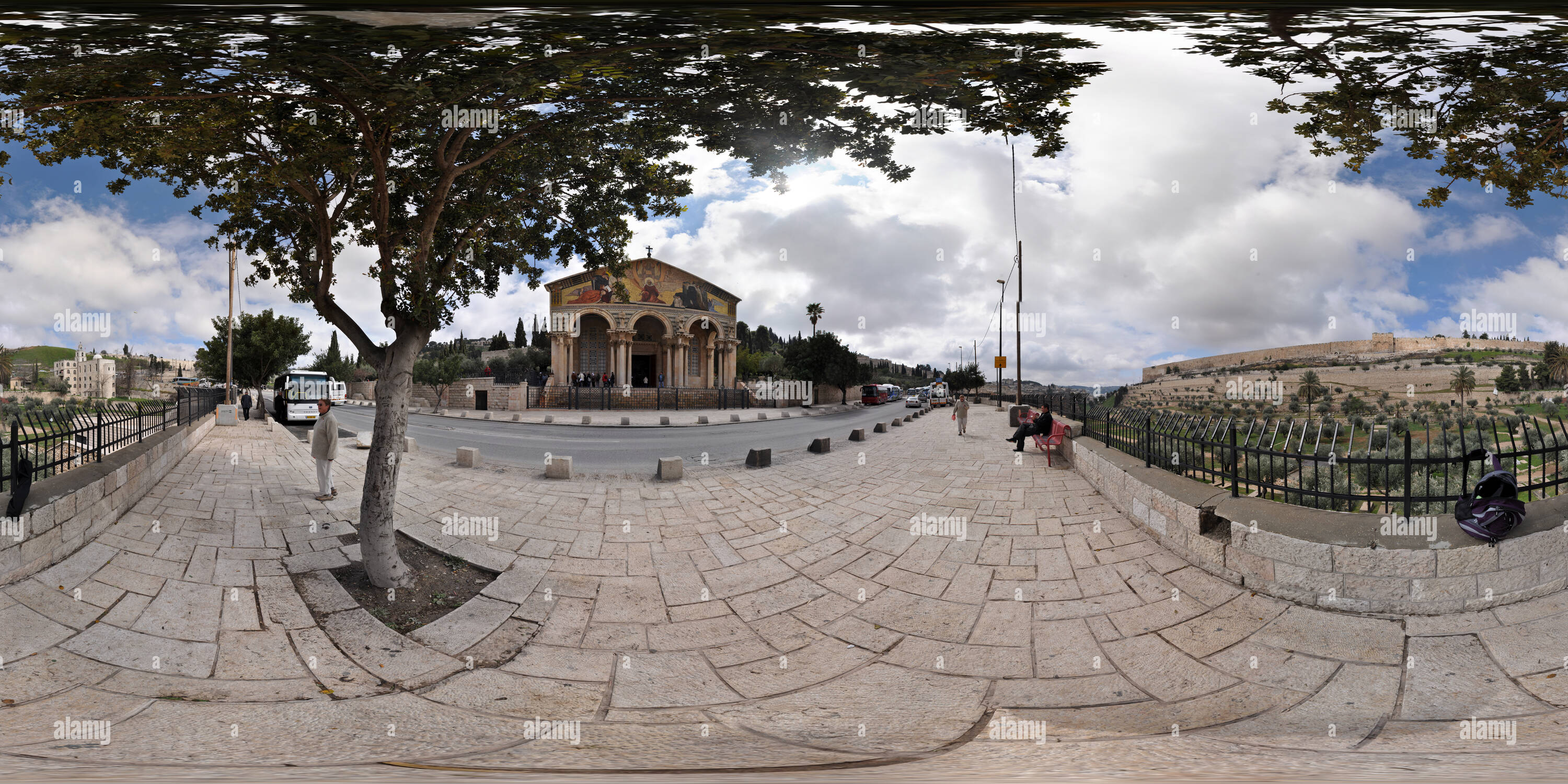 Visualizzazione panoramica a 360 gradi di Kirche der Nationen " - am Garten Gethzemanie