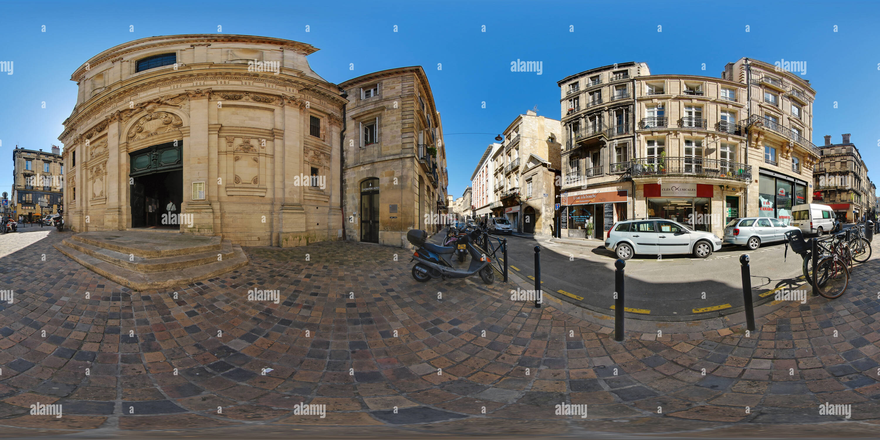 Visualizzazione panoramica a 360 gradi di Eglise Saint-Paul et Saint-François-Xavier à Bordeaux - Francia