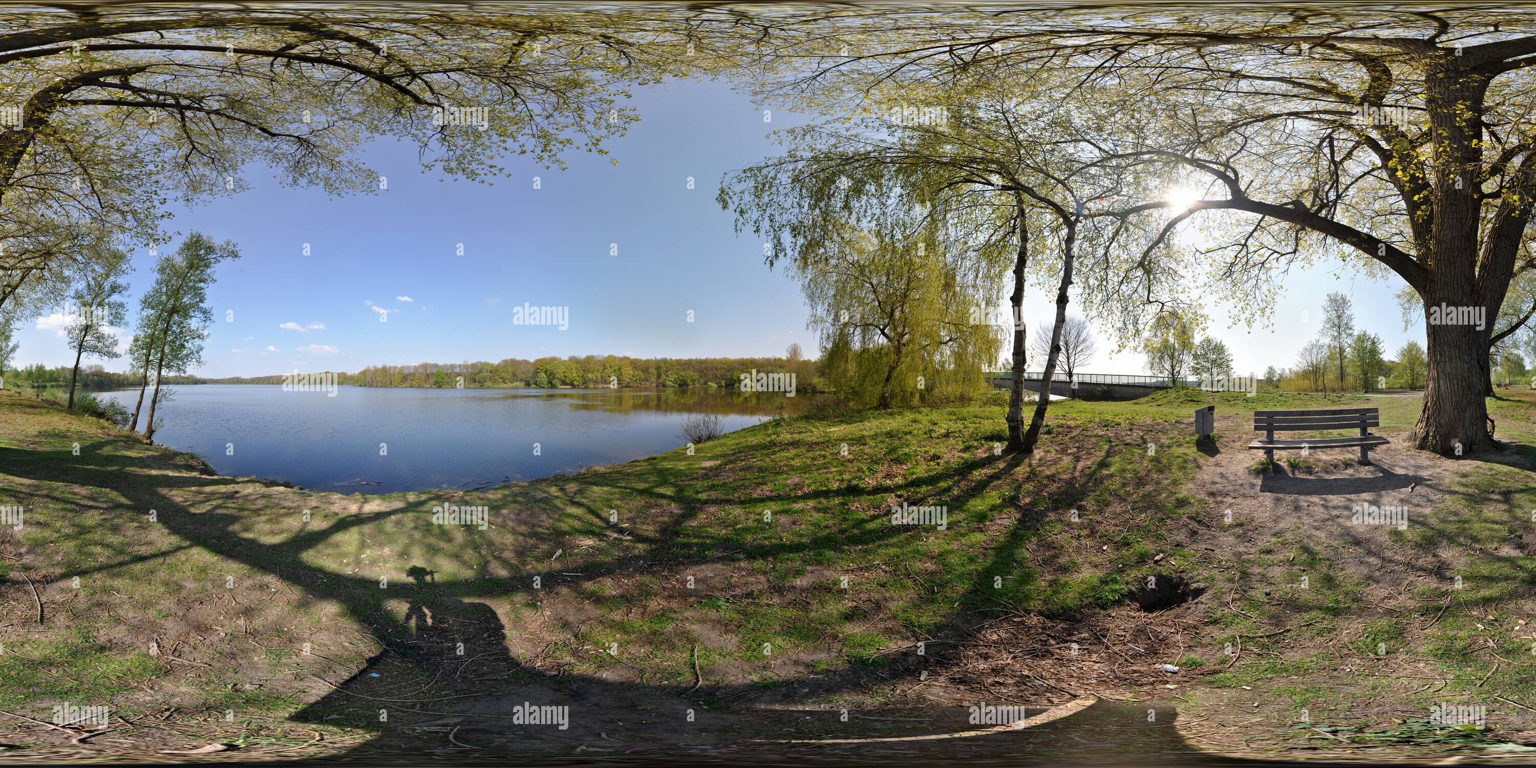 Visualizzazione panoramica a 360 gradi di Steverbruecke am Hullerner vedere