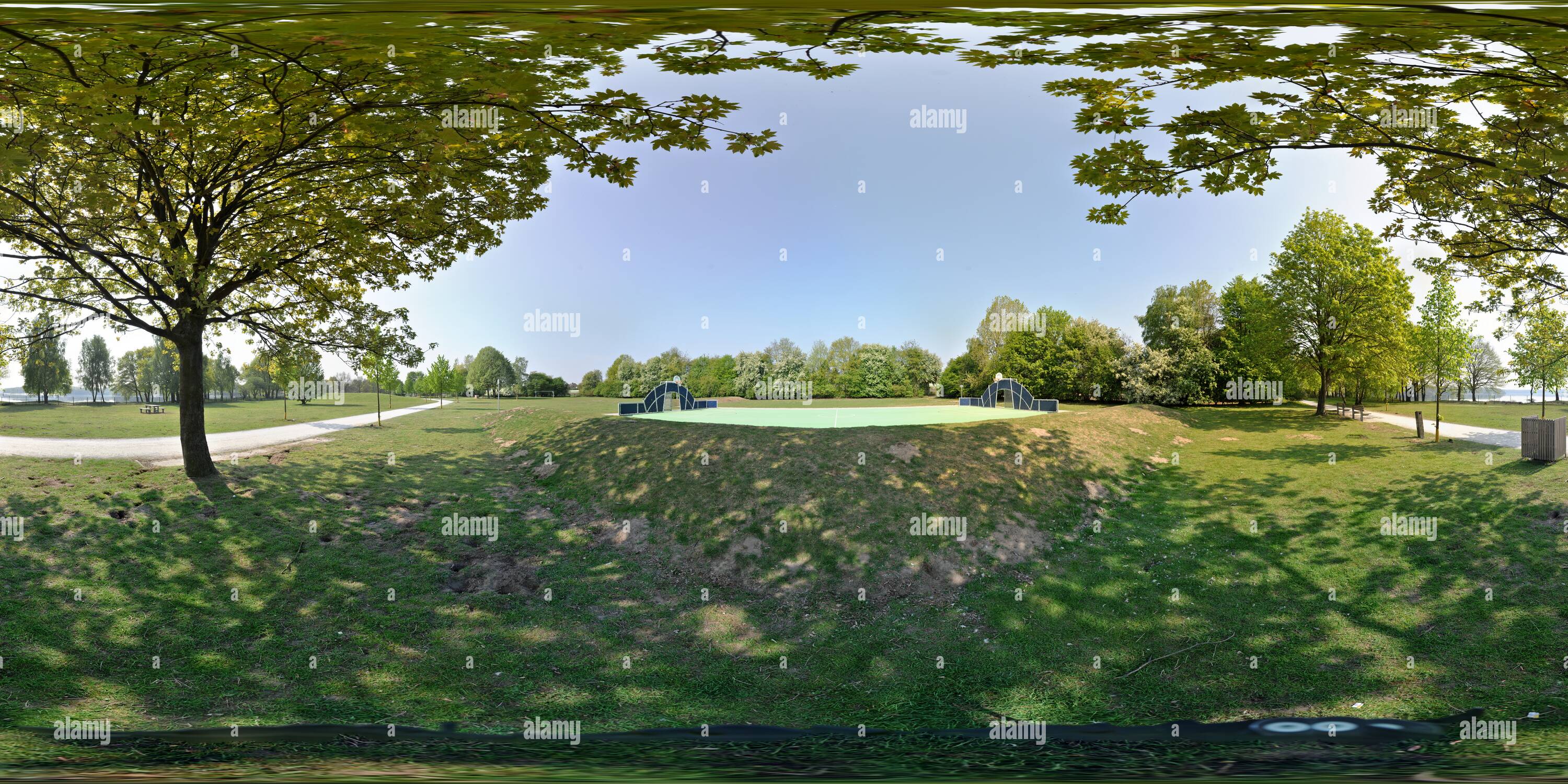 Visualizzazione panoramica a 360 gradi di In Westuferpark Haltern am See