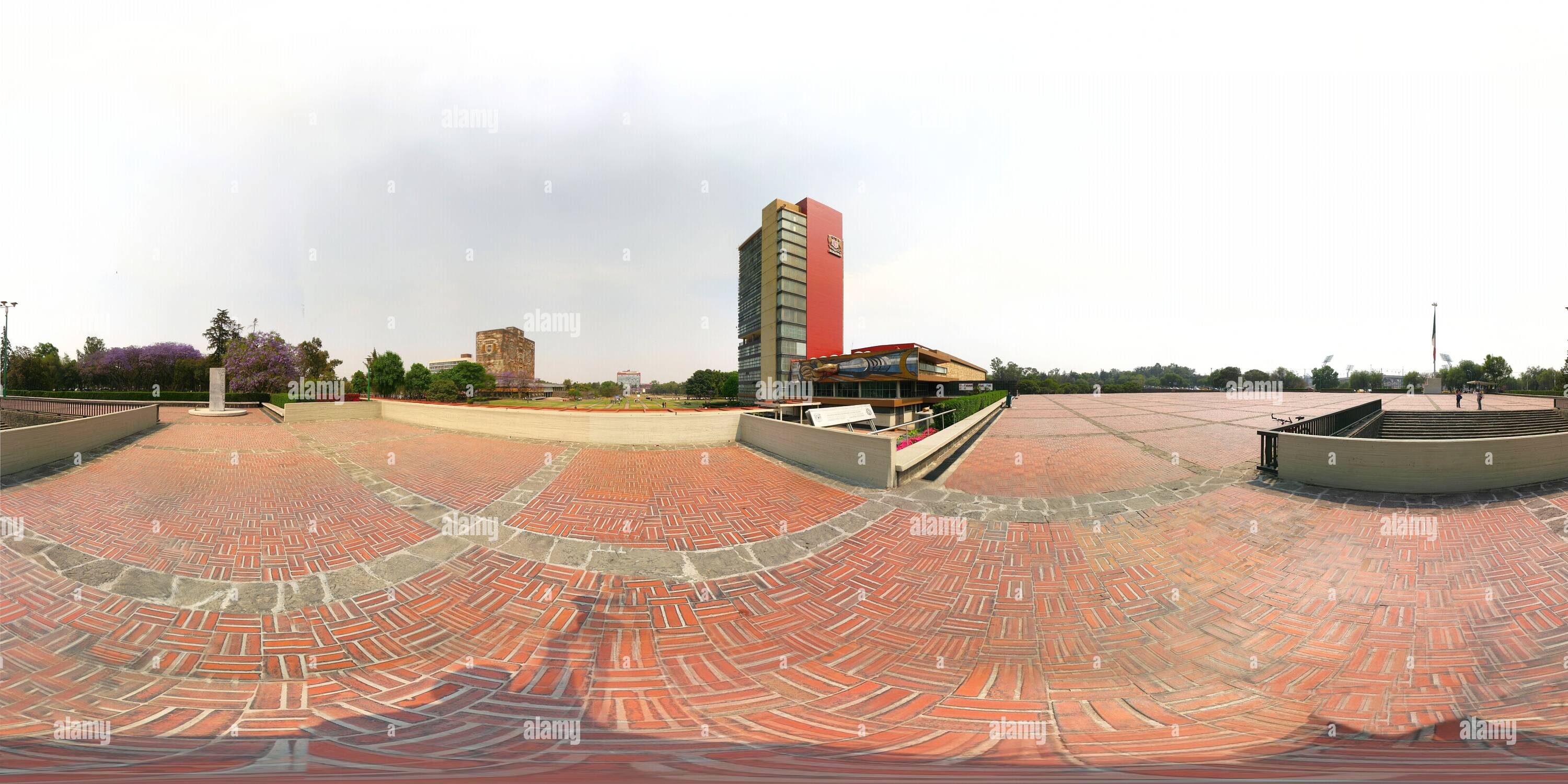 Visualizzazione panoramica a 360 gradi di UNAM Rectoria