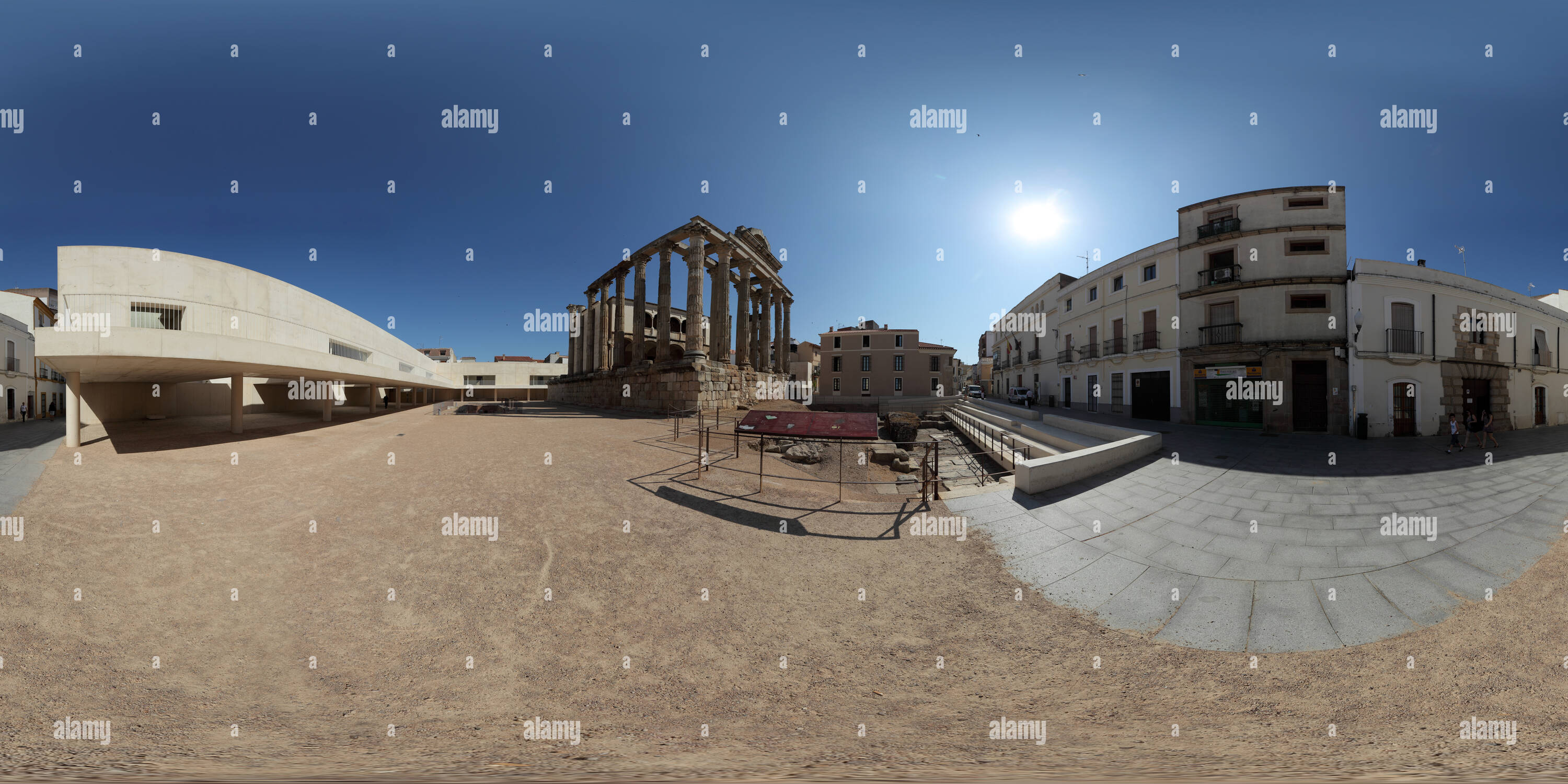 Visualizzazione panoramica a 360 gradi di Templo Diana