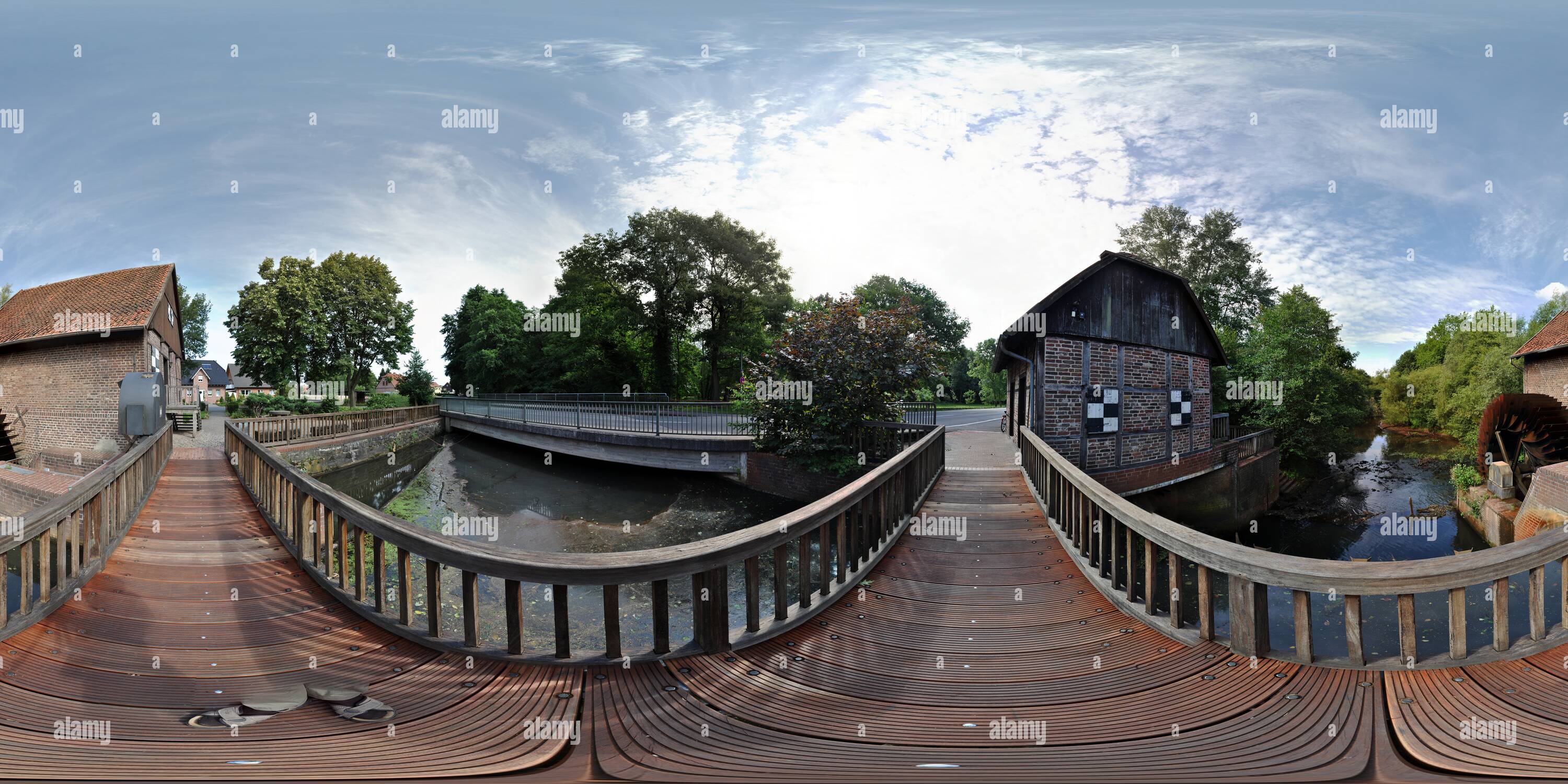 Visualizzazione panoramica a 360 gradi di Sythener Muehle