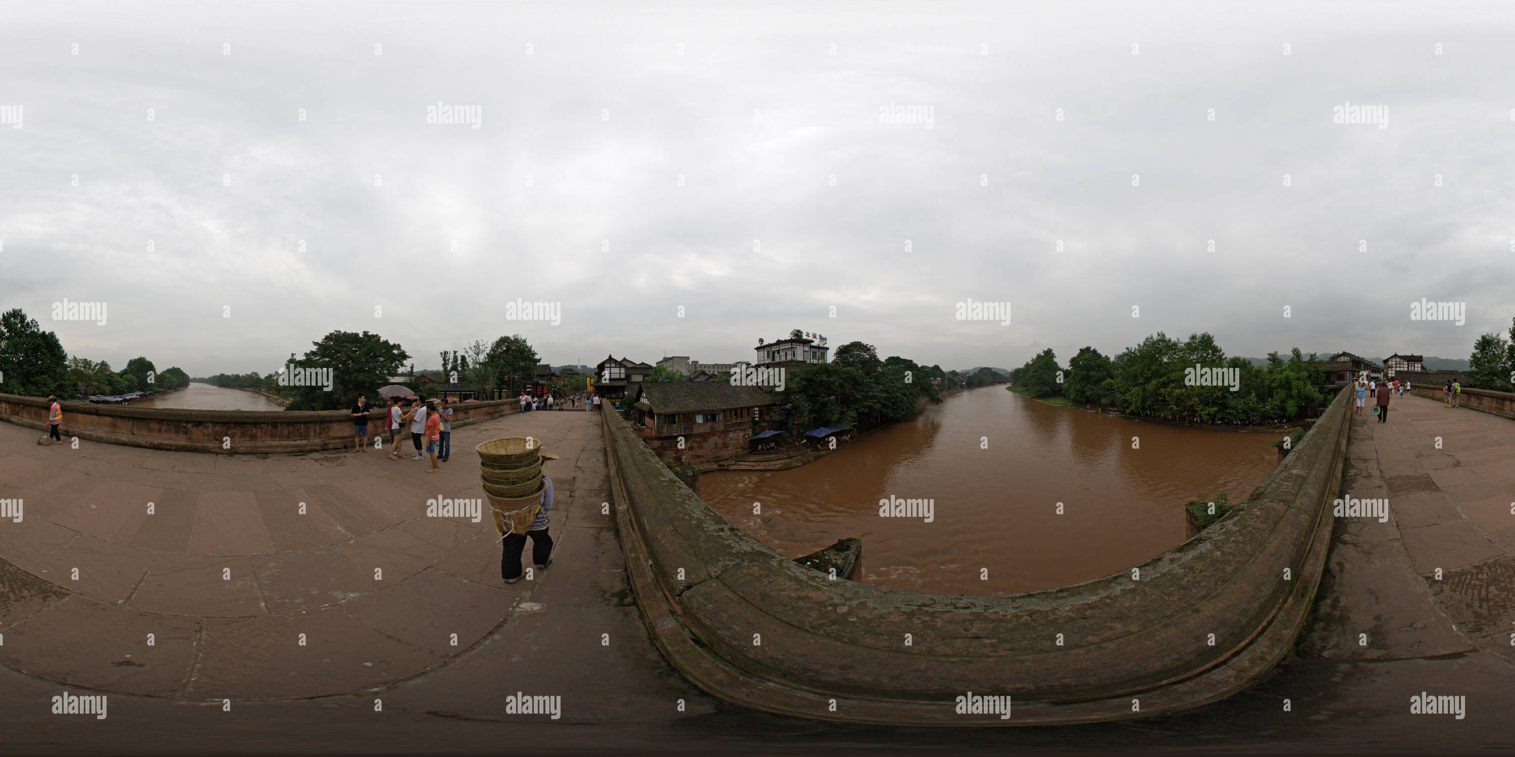 Visualizzazione panoramica a 360 gradi di 2011-07-29 Chengdu Pingle città - Volume 9