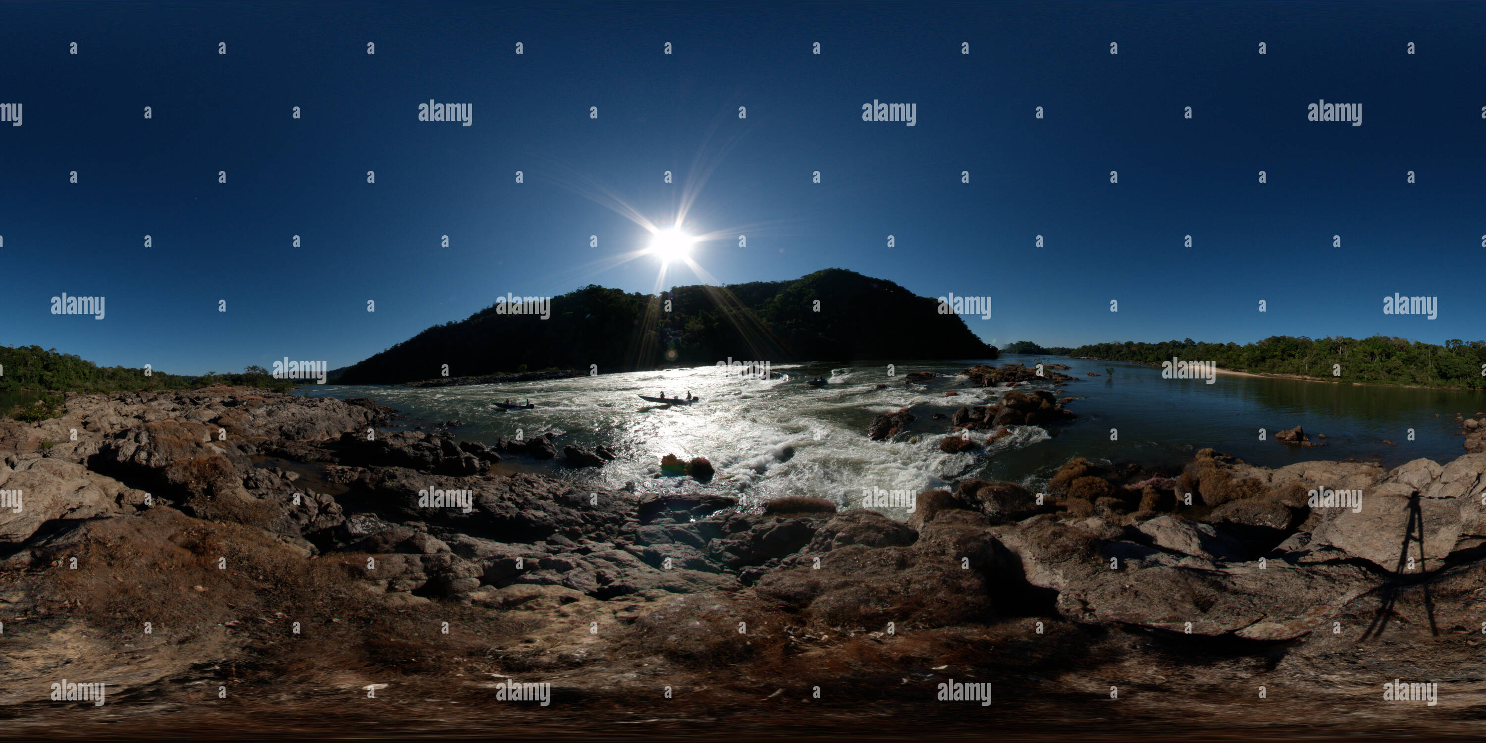 Visualizzazione panoramica a 360 gradi di Monkey Rapids