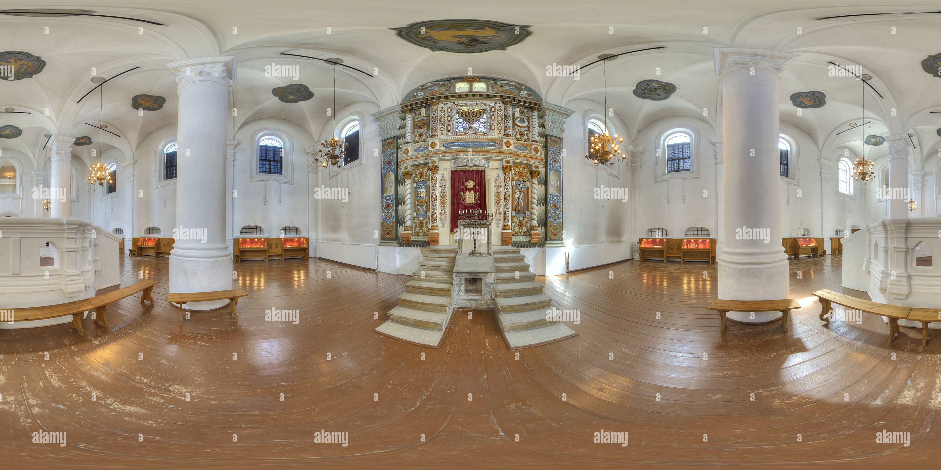 Visualizzazione panoramica a 360 gradi di In Synagoga Wlodawa