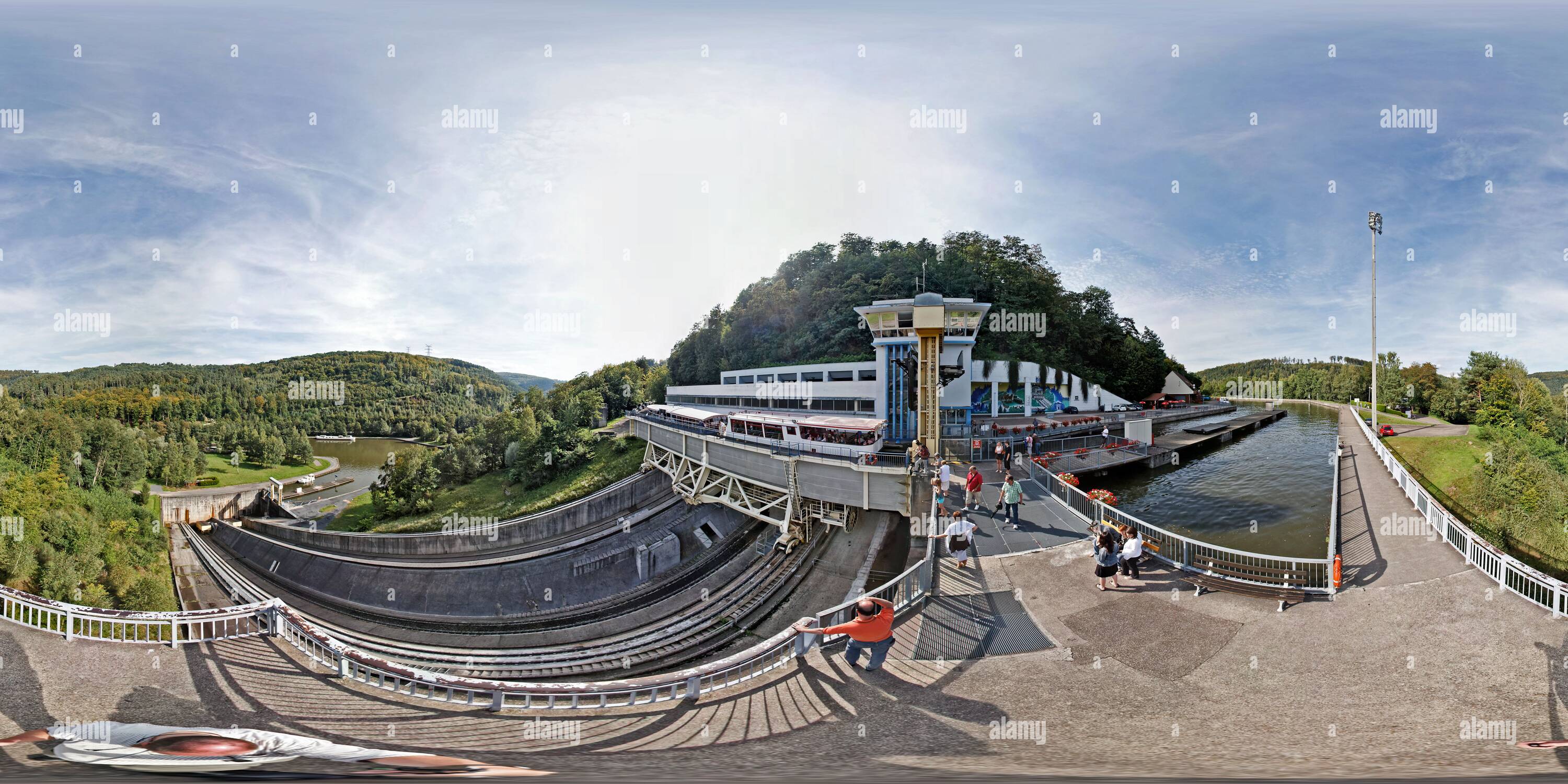 Visualizzazione panoramica a 360 gradi di Saint-Louis-Arzviller, Boat Lift, Plan Incliné, Pole Vista 1