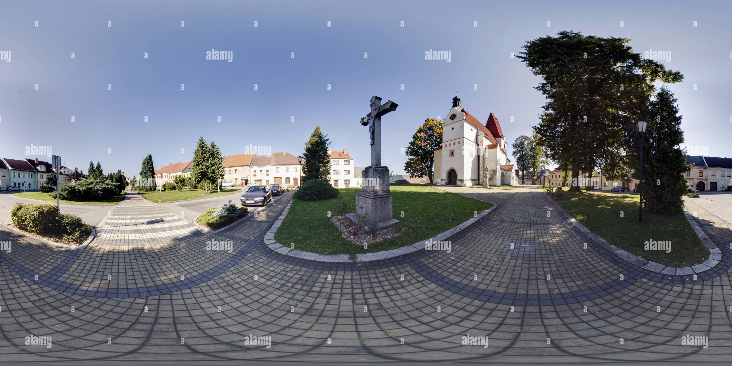 Visualizzazione panoramica a 360 gradi di Horní Stropnice