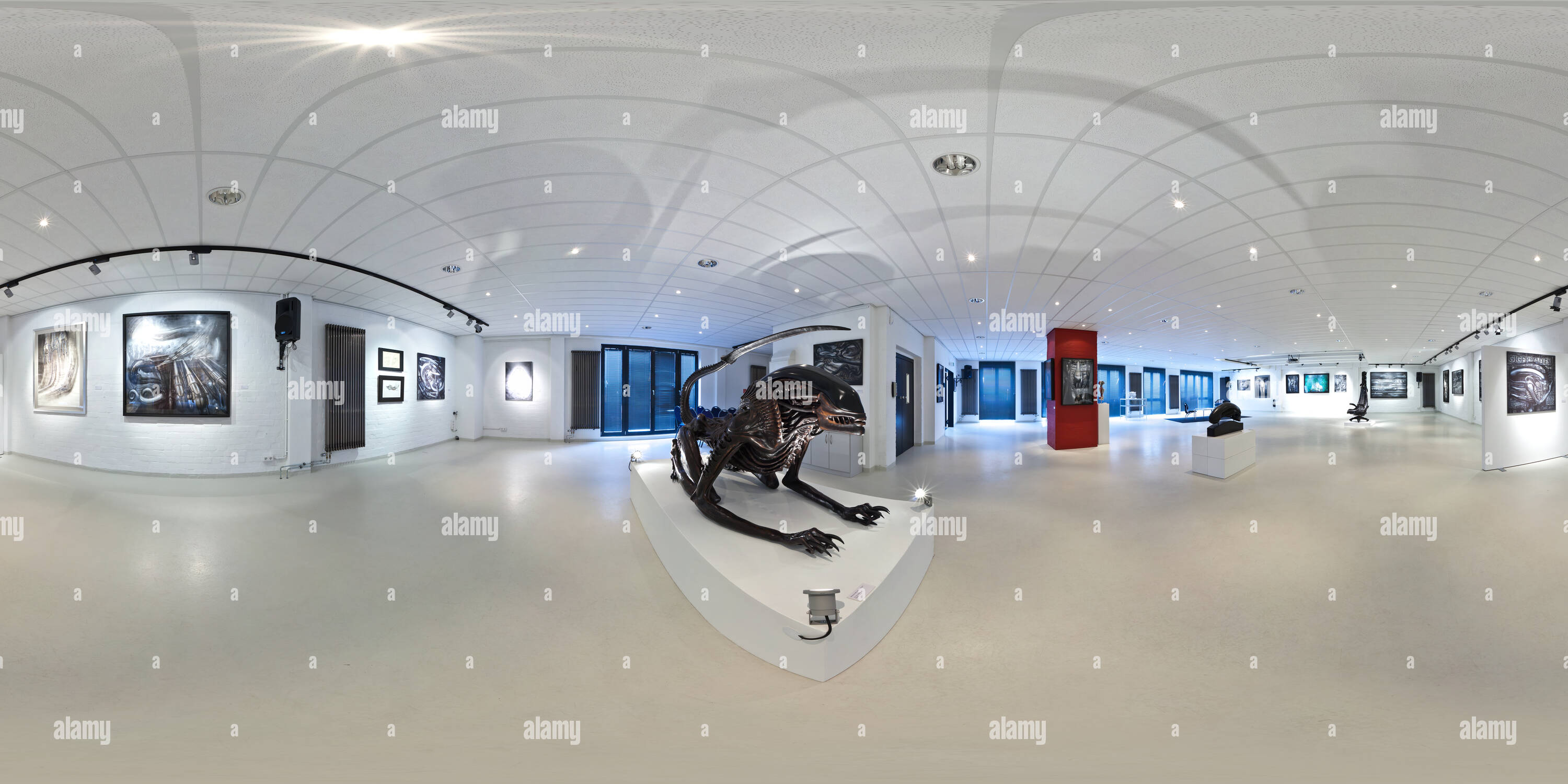 Visualizzazione panoramica a 360 gradi di Alien2 - HR Giger - Fabrik der Kuenste