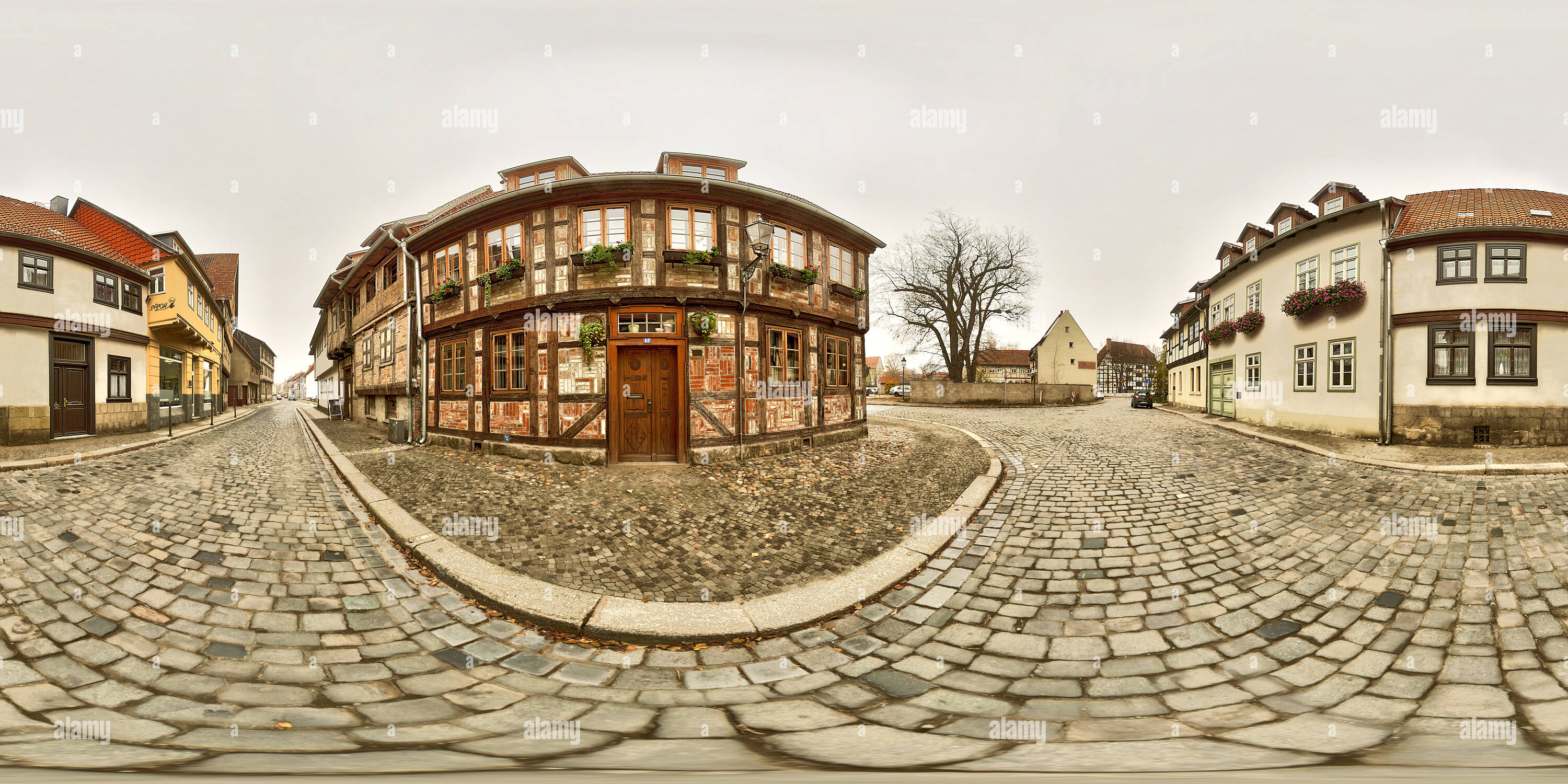 Visualizzazione panoramica a 360 gradi di Schmale Strasse 48 Quedlinburg Germania 4742