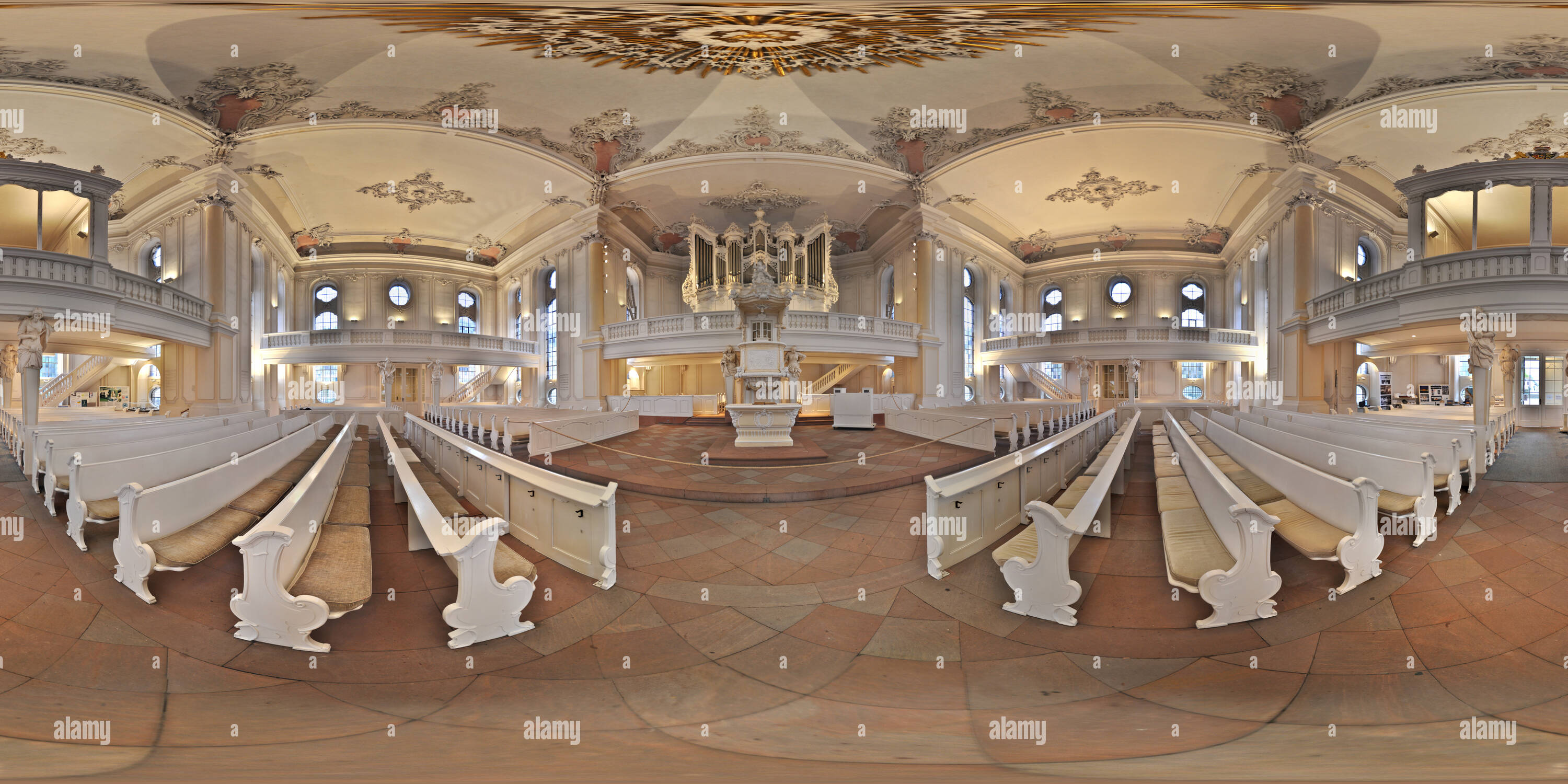 Visualizzazione panoramica a 360 gradi di Ev. Ludwigskirche di Saarbruecken