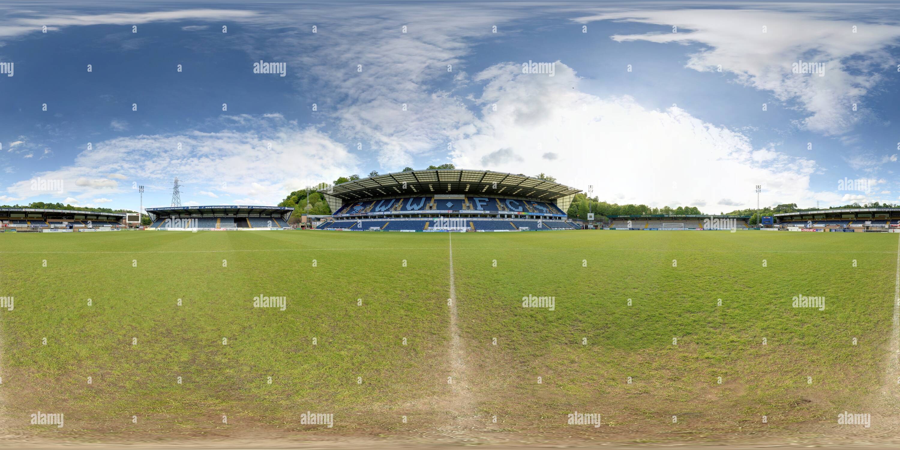 Visualizzazione panoramica a 360 gradi di Adams Park, High Wycombe