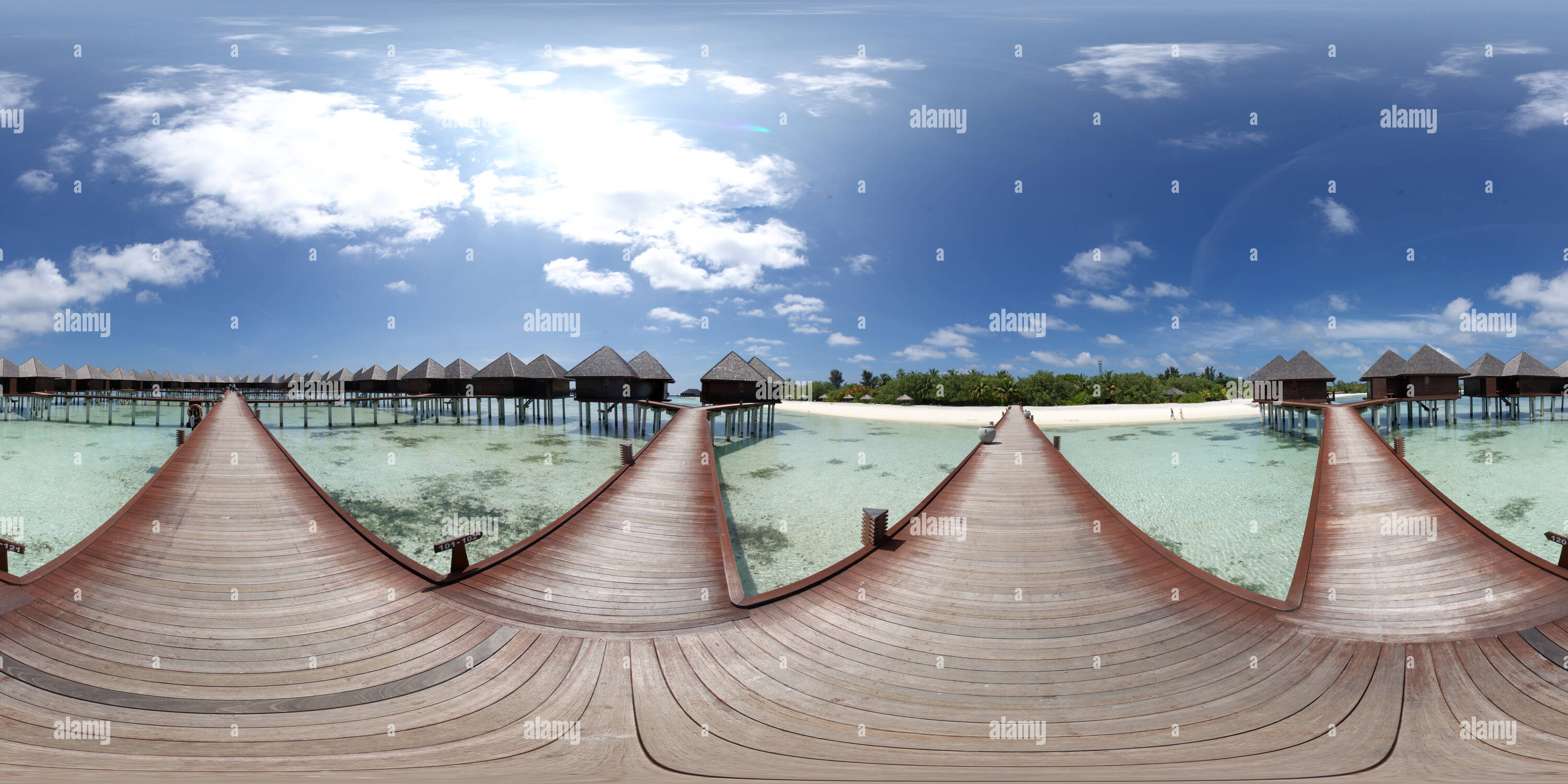 Visualizzazione panoramica a 360 gradi di A Waterbungalows Olhuveli