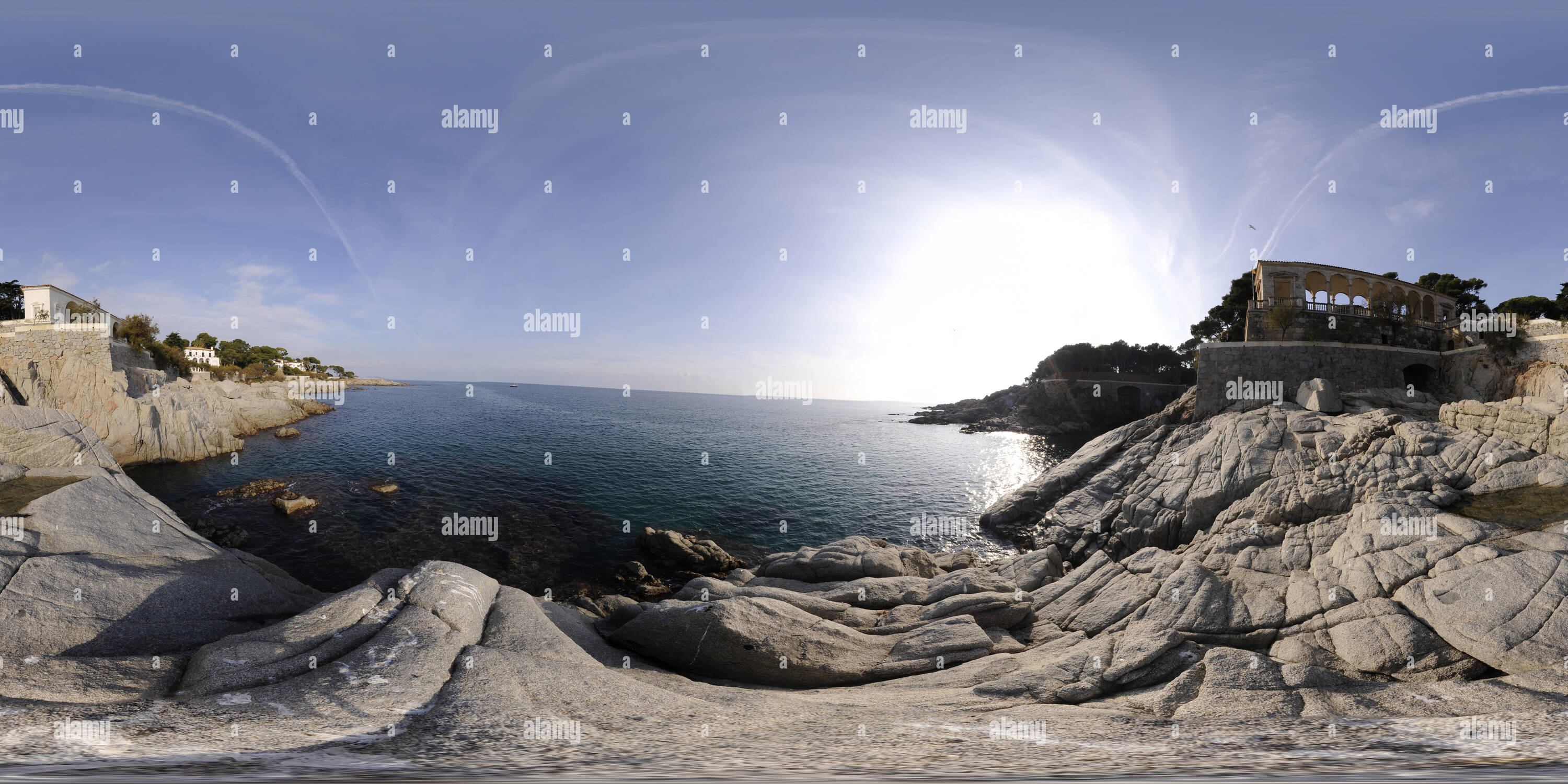 Visualizzazione panoramica a 360 gradi di S'Agaro