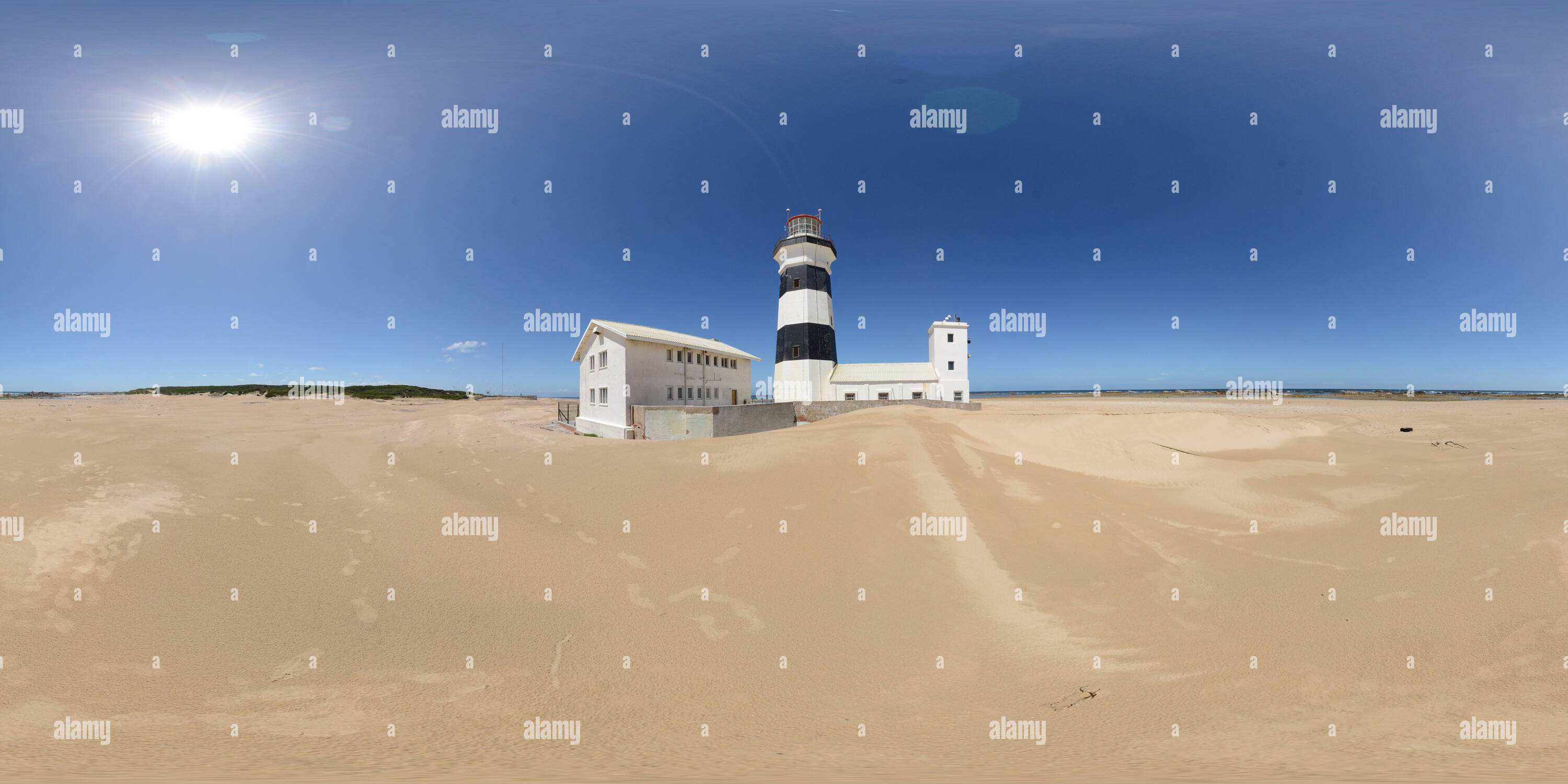 Visualizzazione panoramica a 360 gradi di Faro di Cape Recife