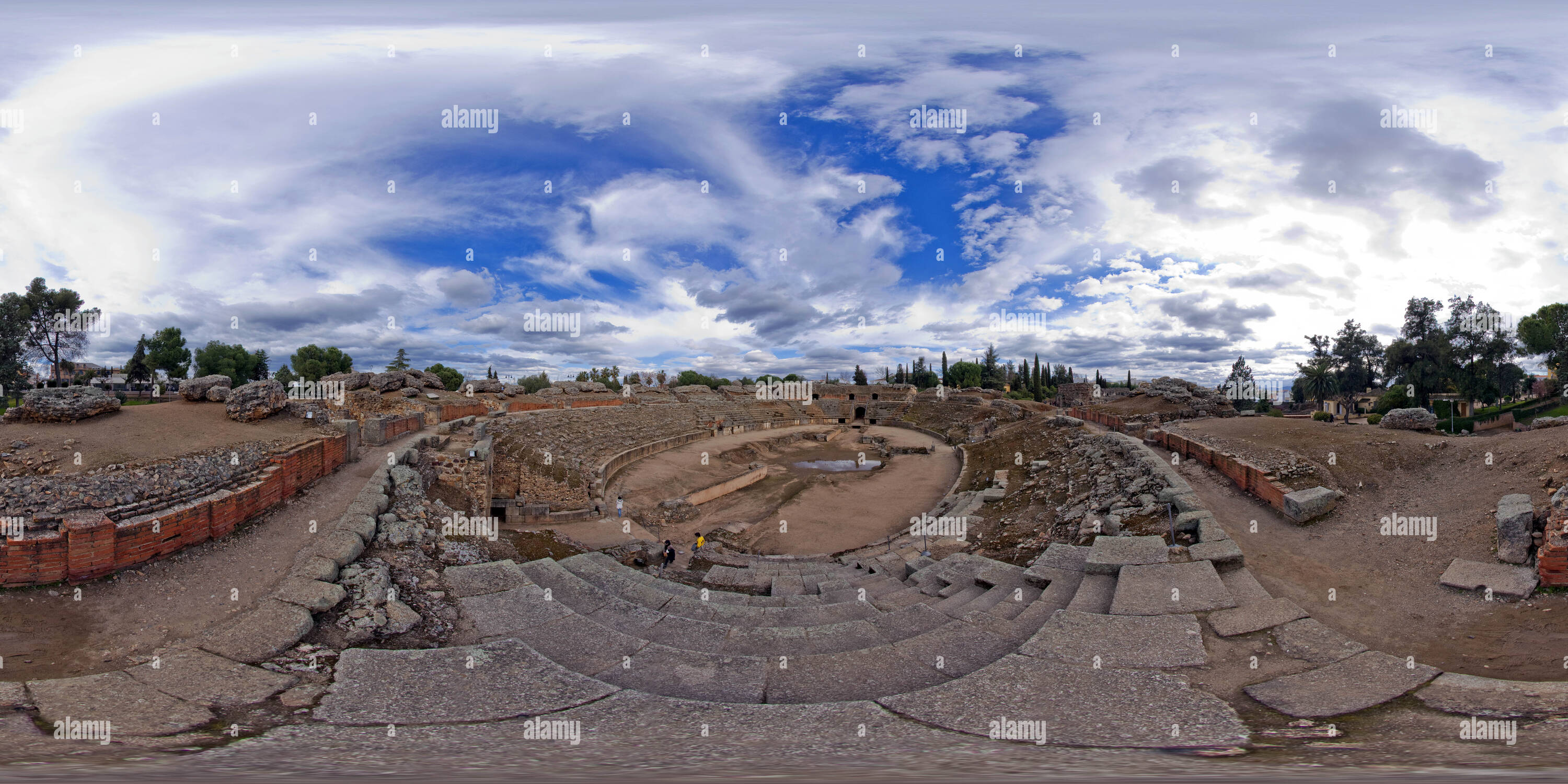 Visualizzazione panoramica a 360 gradi di Anfiteatro romano de Merida