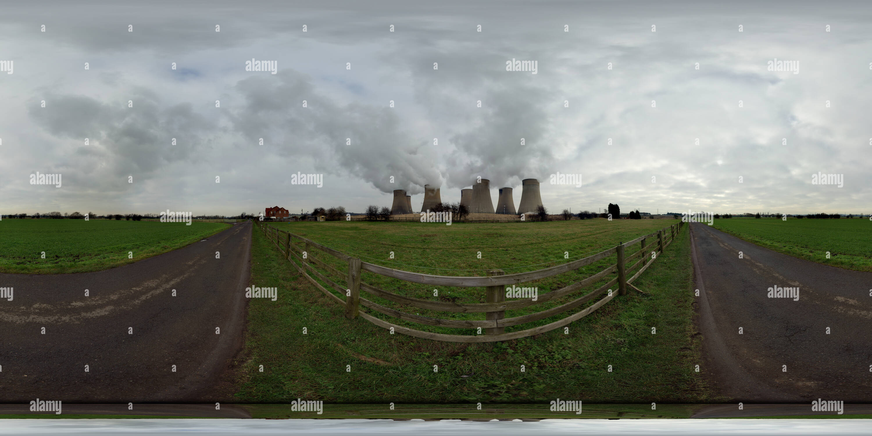 Visualizzazione panoramica a 360 gradi di Ratcliffe-su-Soar power station