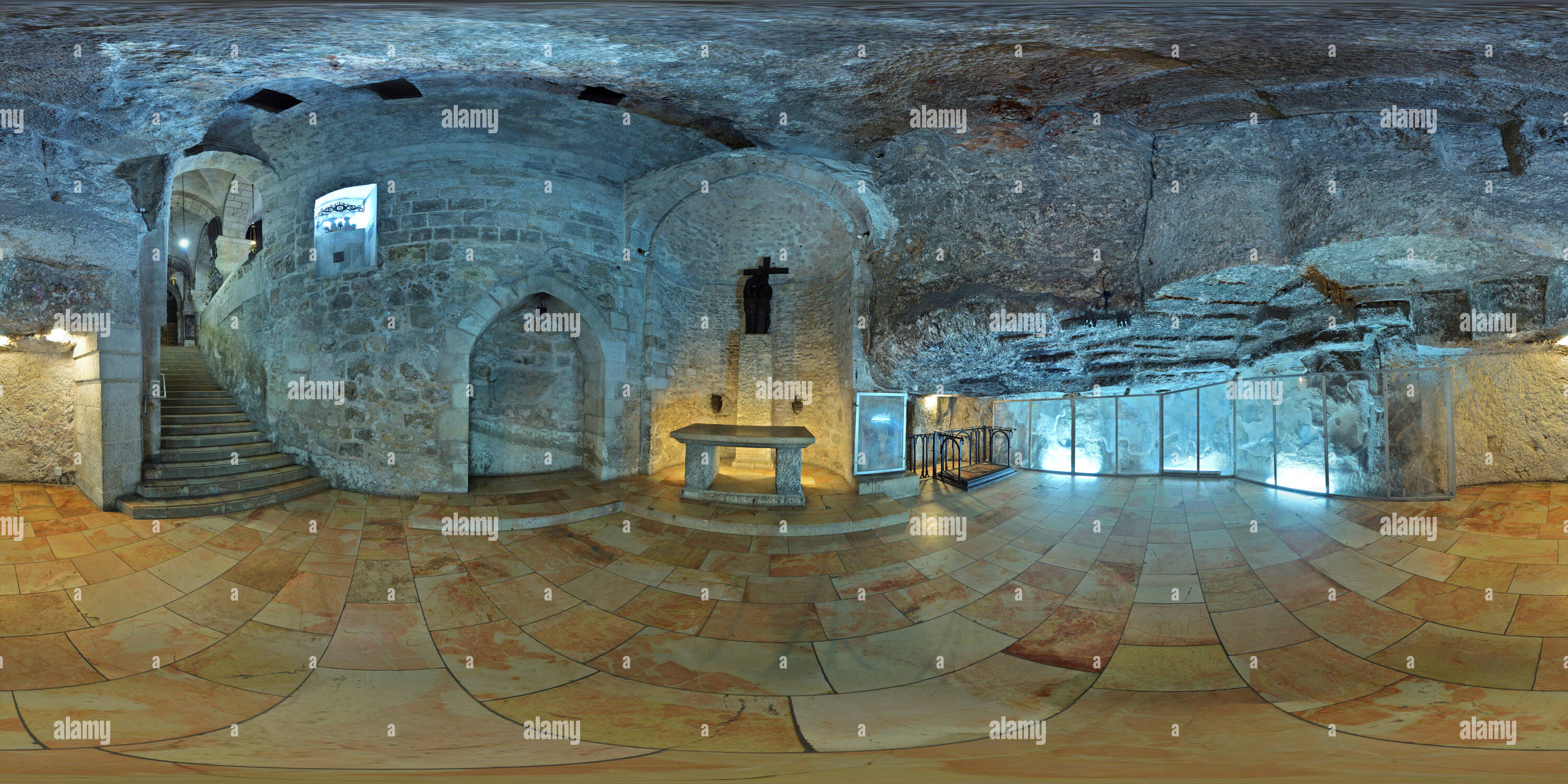 Visualizzazione panoramica a 360 gradi di Chiesa del Santo Sepolcro (Grabeskirche Kreuzauffindungskapelle)