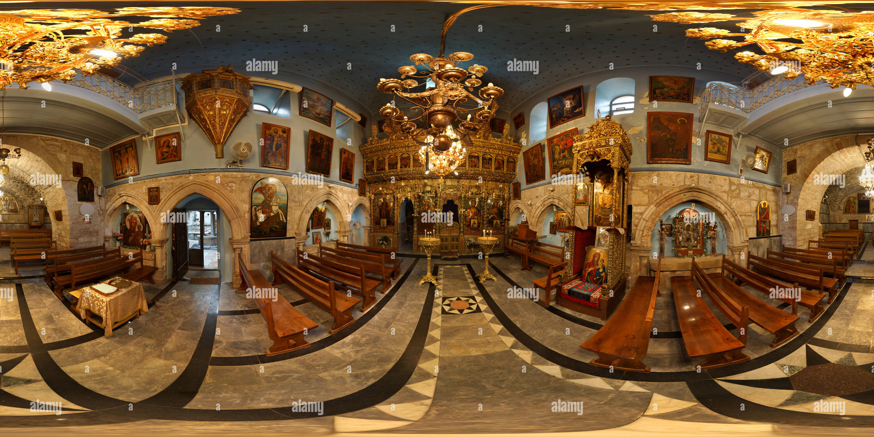 Visualizzazione panoramica a 360 gradi di Othodox Chiesa San Giacomo - Gerusalemme