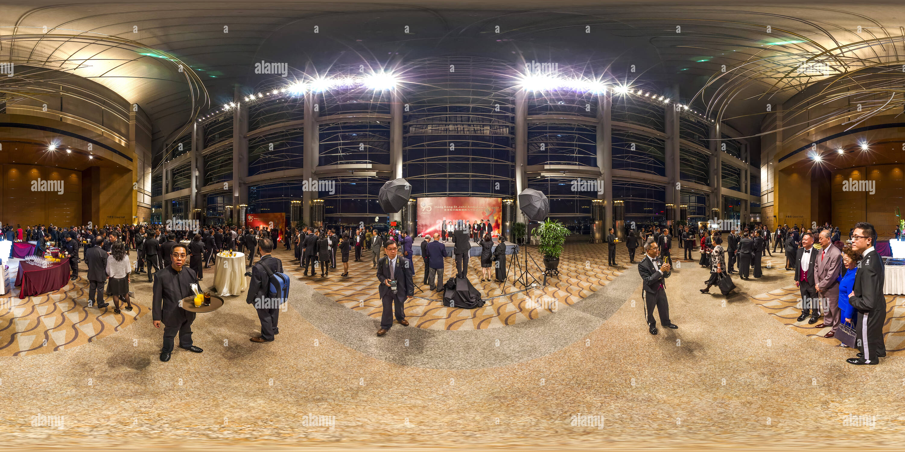 Visualizzazione panoramica a 360 gradi di HK St.John Ambulance Brigade 95 Anniversario Sfera, Centro Esibizioni e Congressi HK