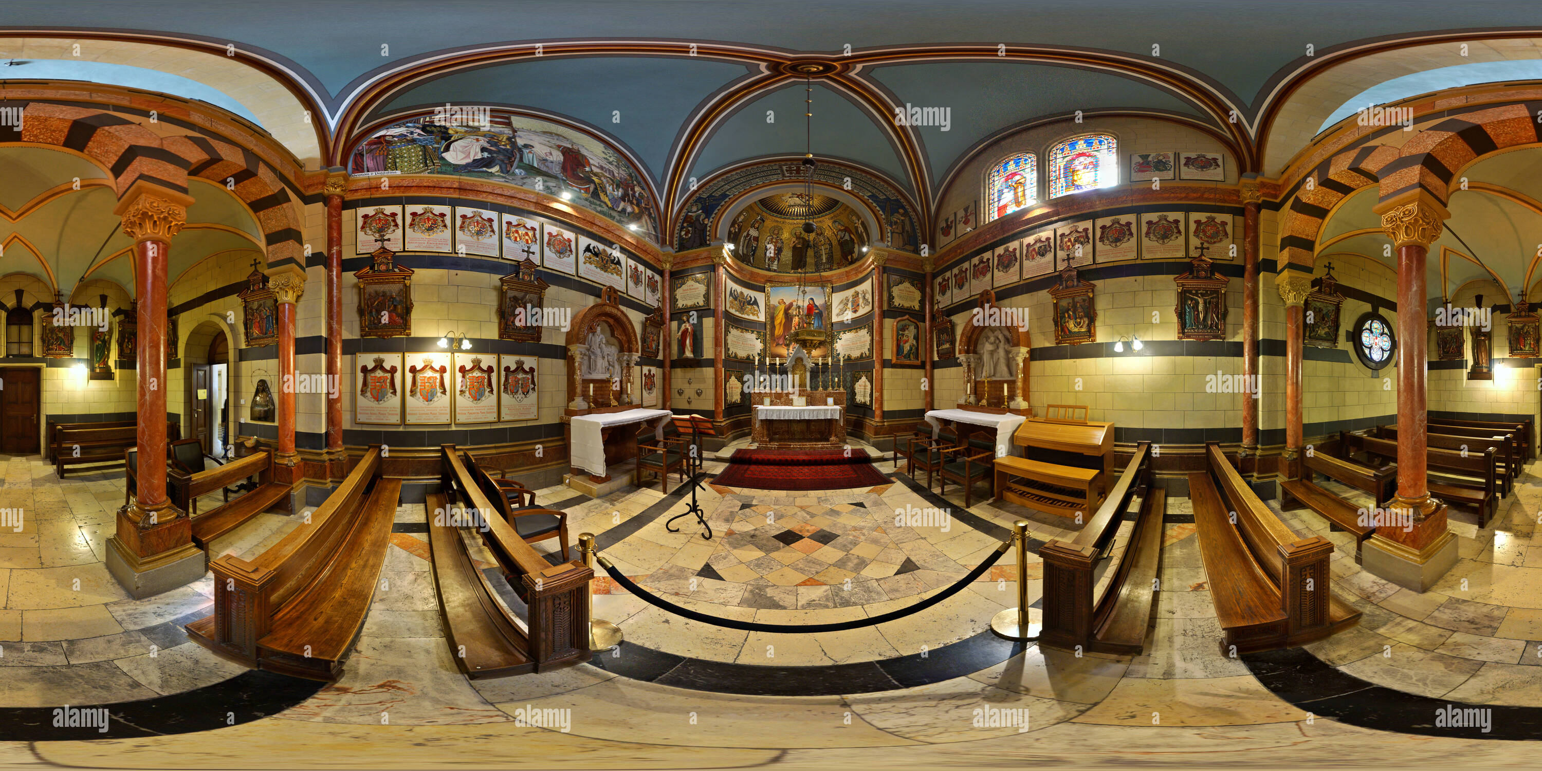 Visualizzazione panoramica a 360 gradi di Austrian Hospiz Kapelle zur Hl Familie, Gerusalemme