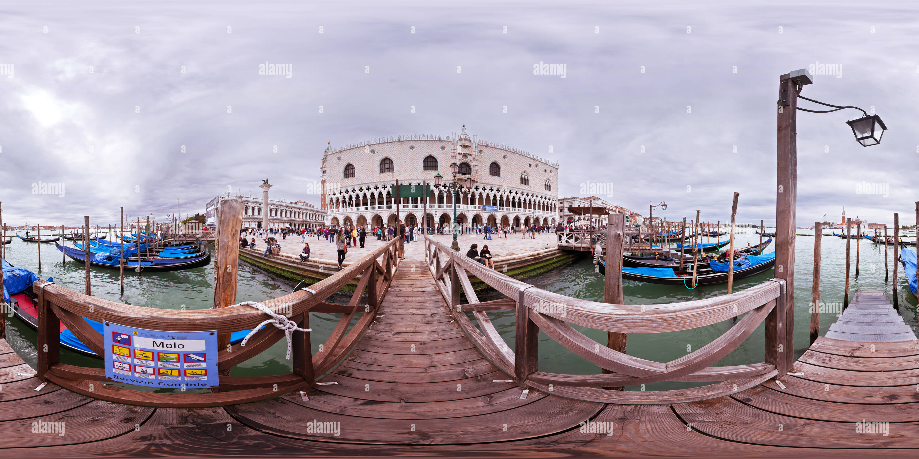 Visualizzazione panoramica a 360 gradi di Venezia, Palazzo Ducale