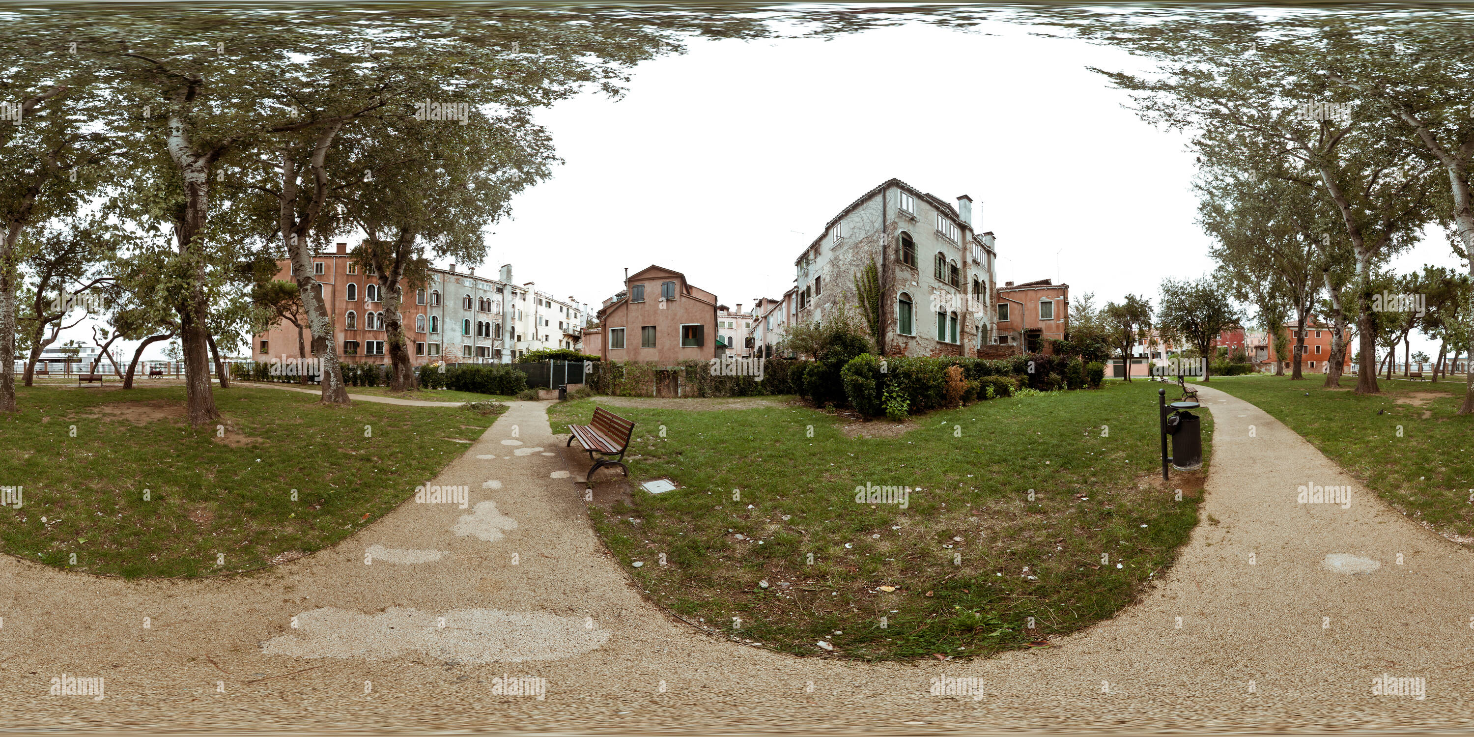 Visualizzazione panoramica a 360 gradi di Venezia, Riva dei Sette Martiri