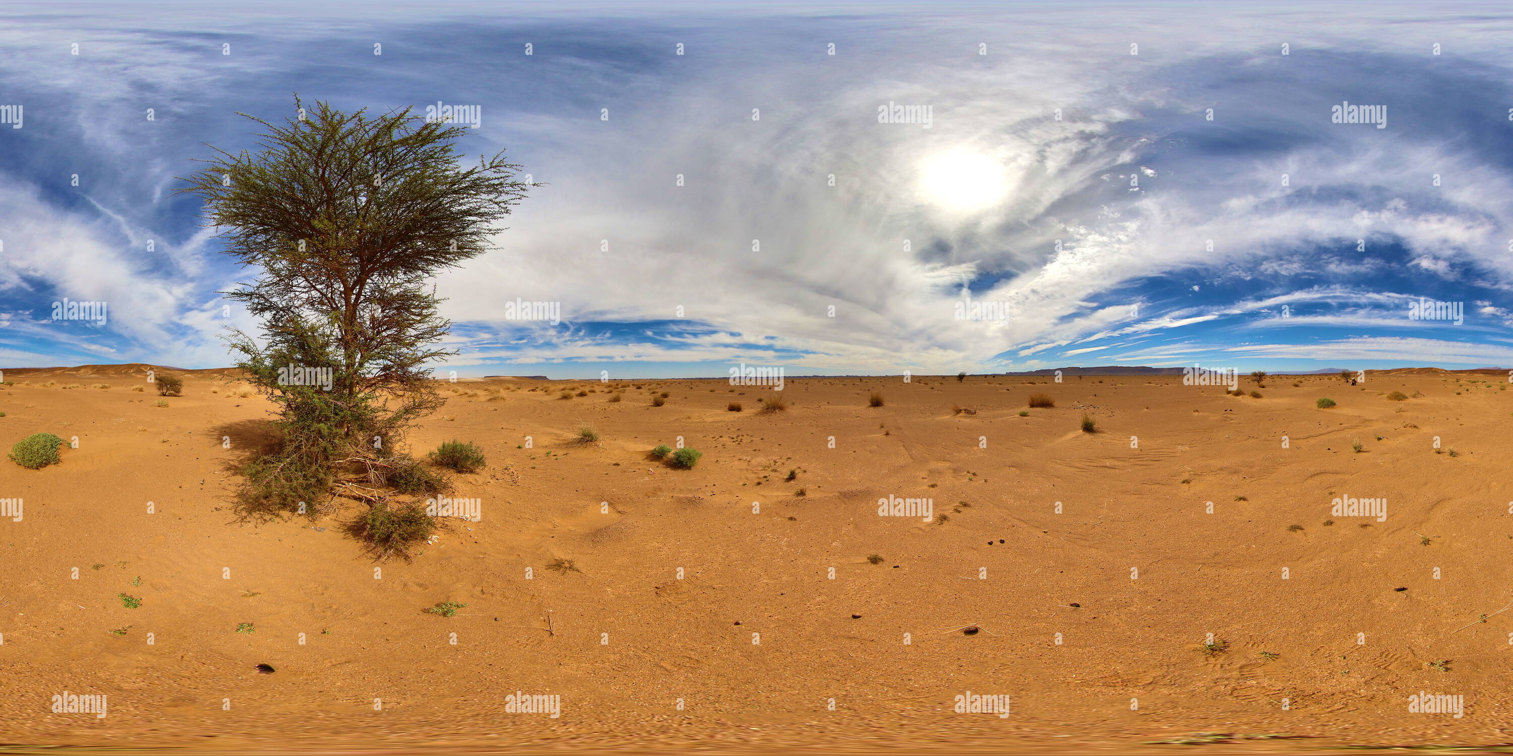 Visualizzazione panoramica a 360 gradi di Erg Foum Zguid