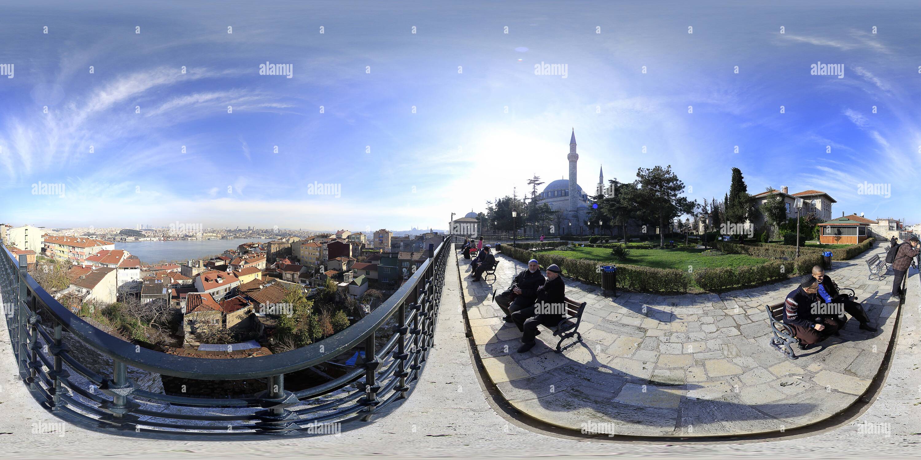 Visualizzazione panoramica a 360 gradi di Yavuz Sultan Selim Mosque-(Yavuz Sultan Selim Camii)