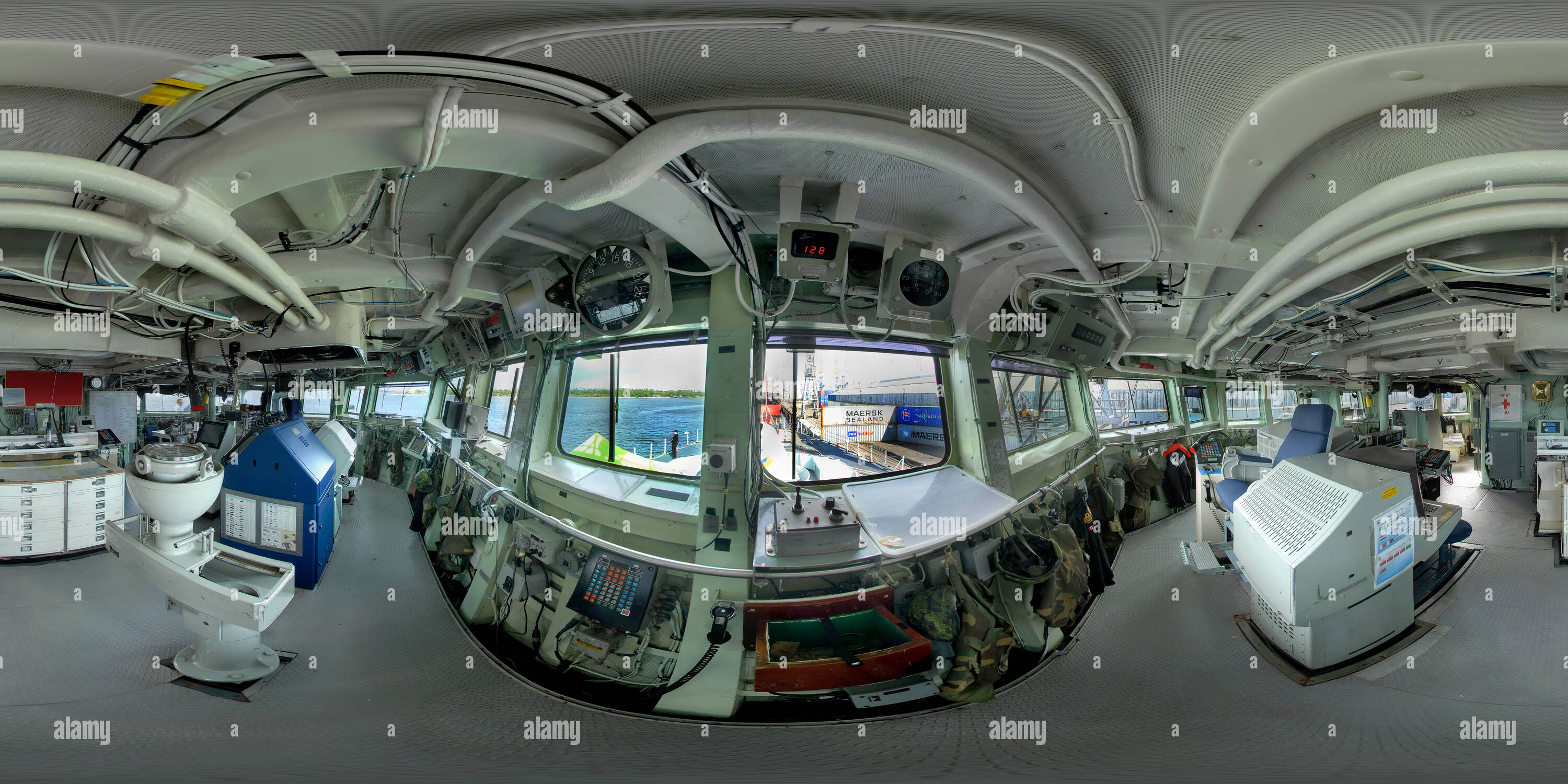 Visualizzazione panoramica a 360 gradi di Ponte della HMCS Toronto, Dar es Salaam