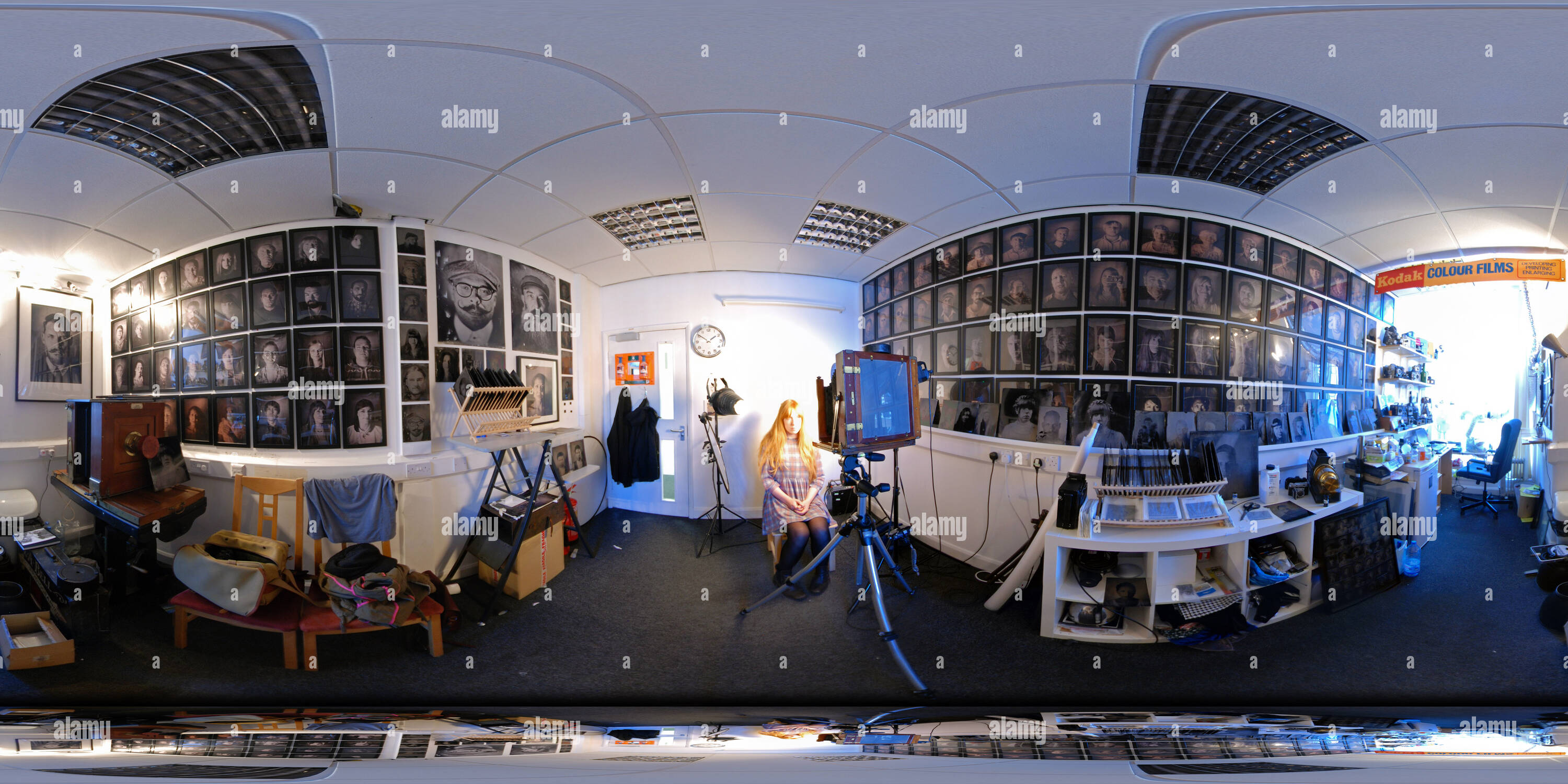 Visualizzazione panoramica a 360 gradi di Silver Sunbeam Tintype Studio No.1 (19, Villiers Street, Sunderland)