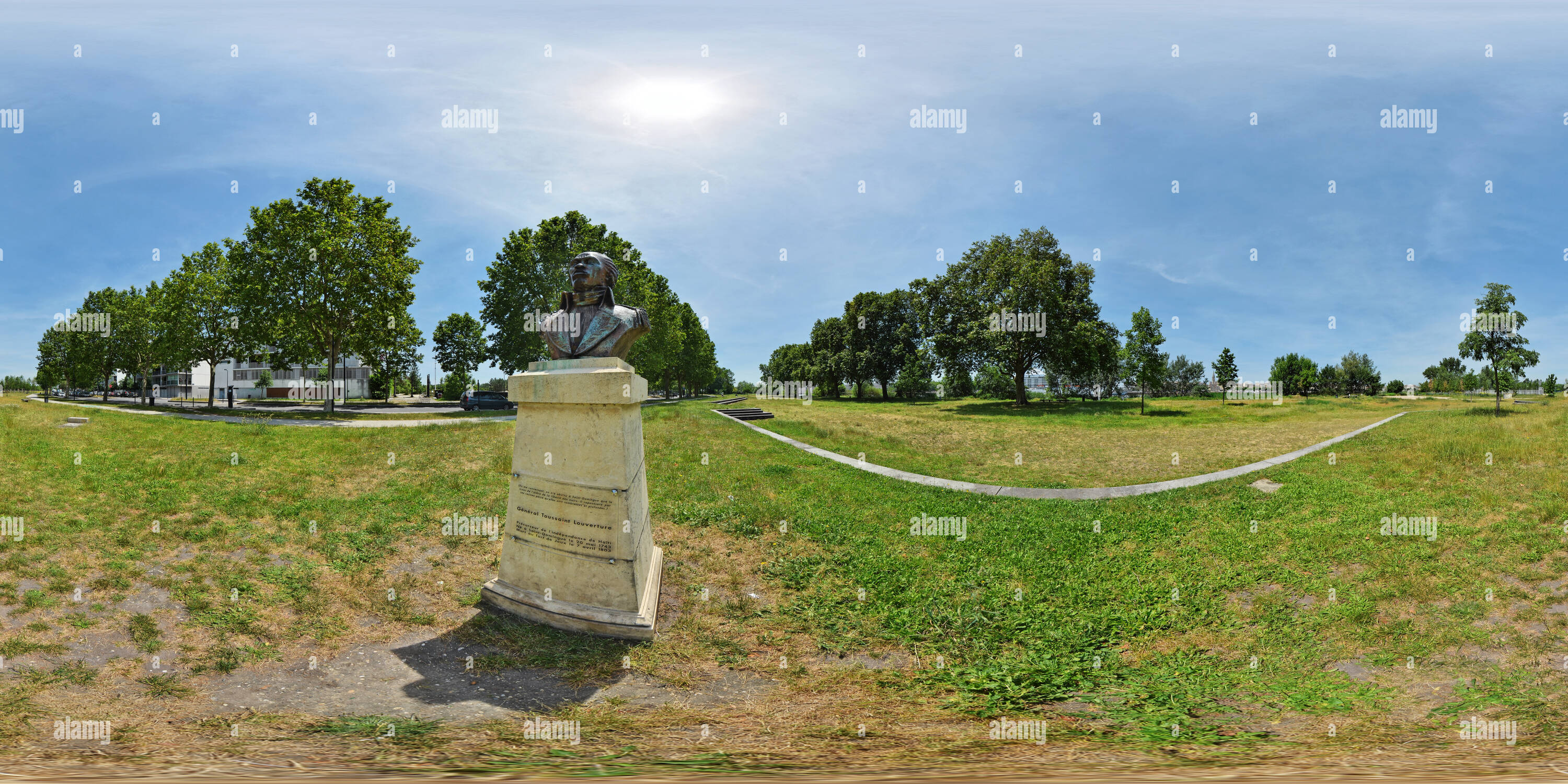 Visualizzazione panoramica a 360 gradi di Toussaint Louverture sur la rive droite de Bordeaux - Francia