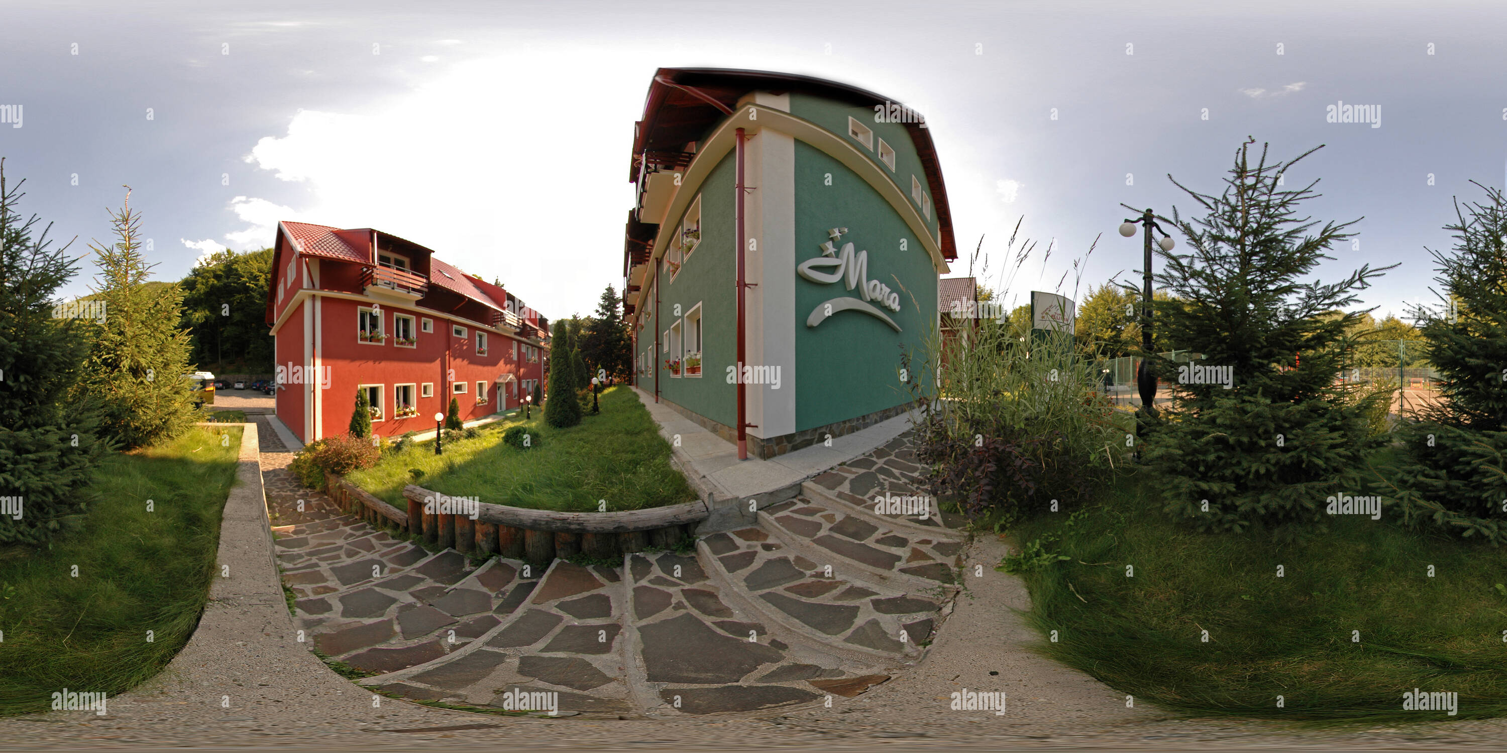 Visualizzazione panoramica a 360 gradi di "Suior complesse" Baia Sprie, Romania