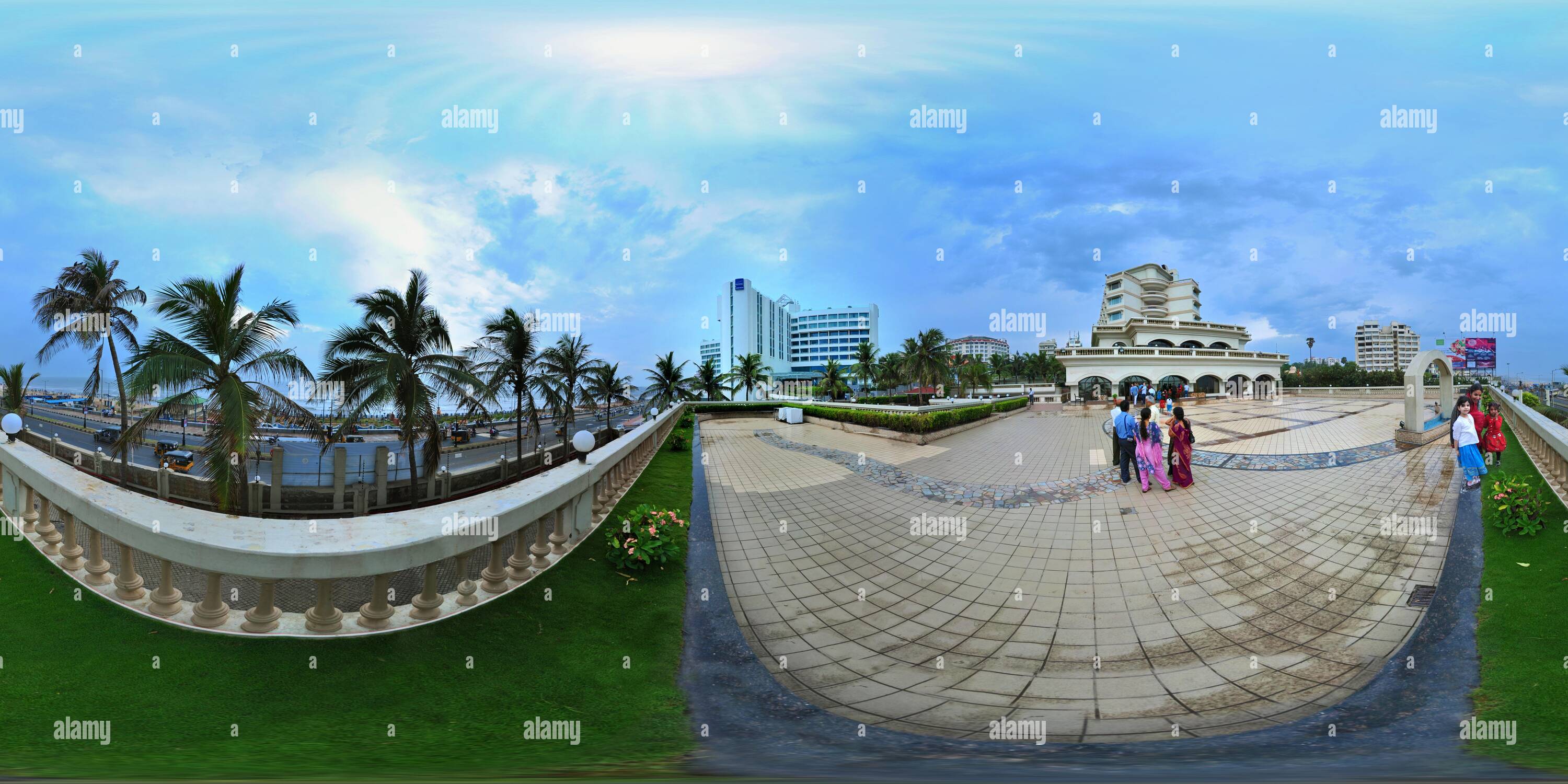 Visualizzazione panoramica a 360 gradi di Vizag Taj