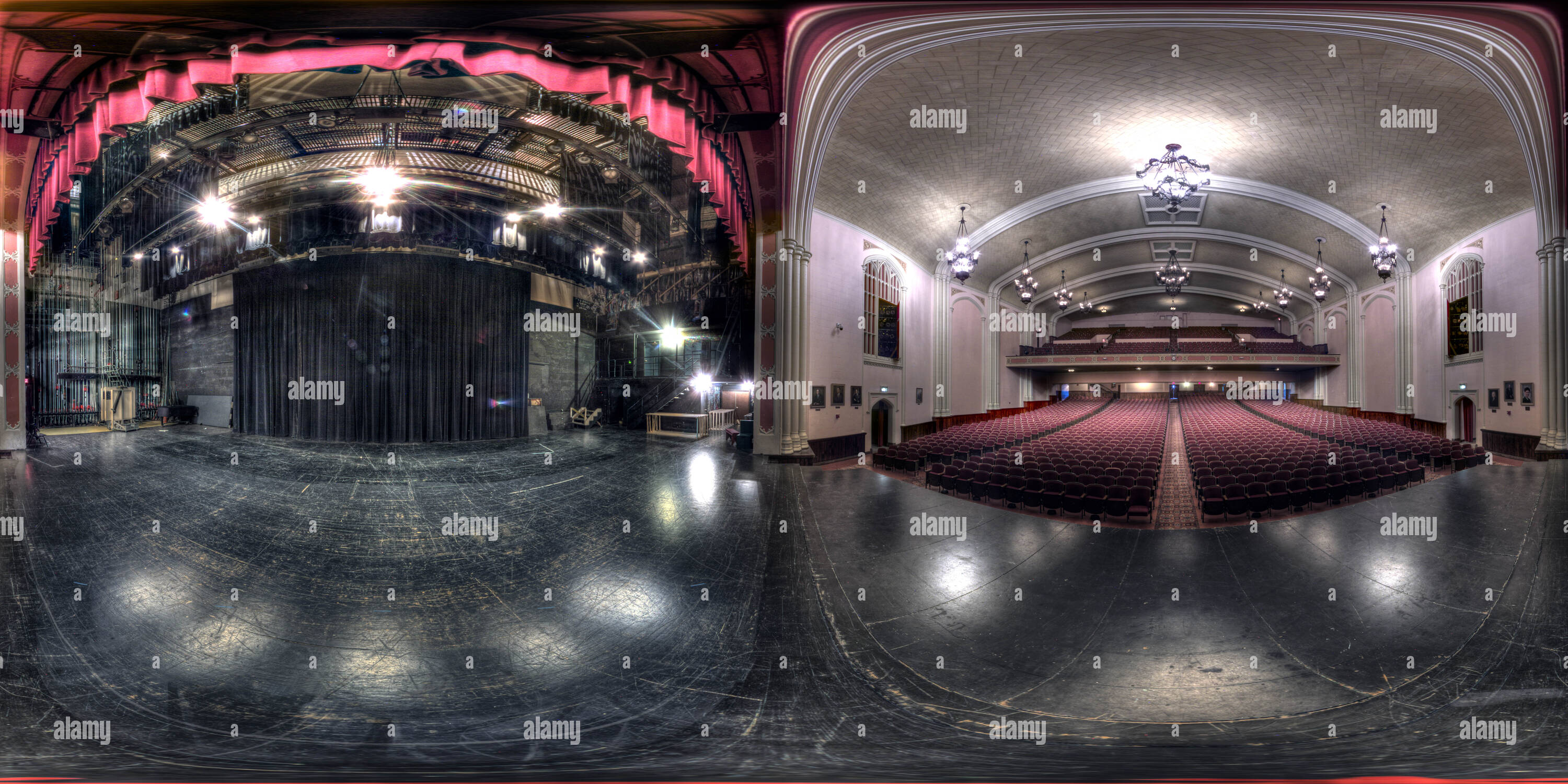 Visualizzazione panoramica a 360 gradi di Topeka-High-School-Hoehner-Auditorium