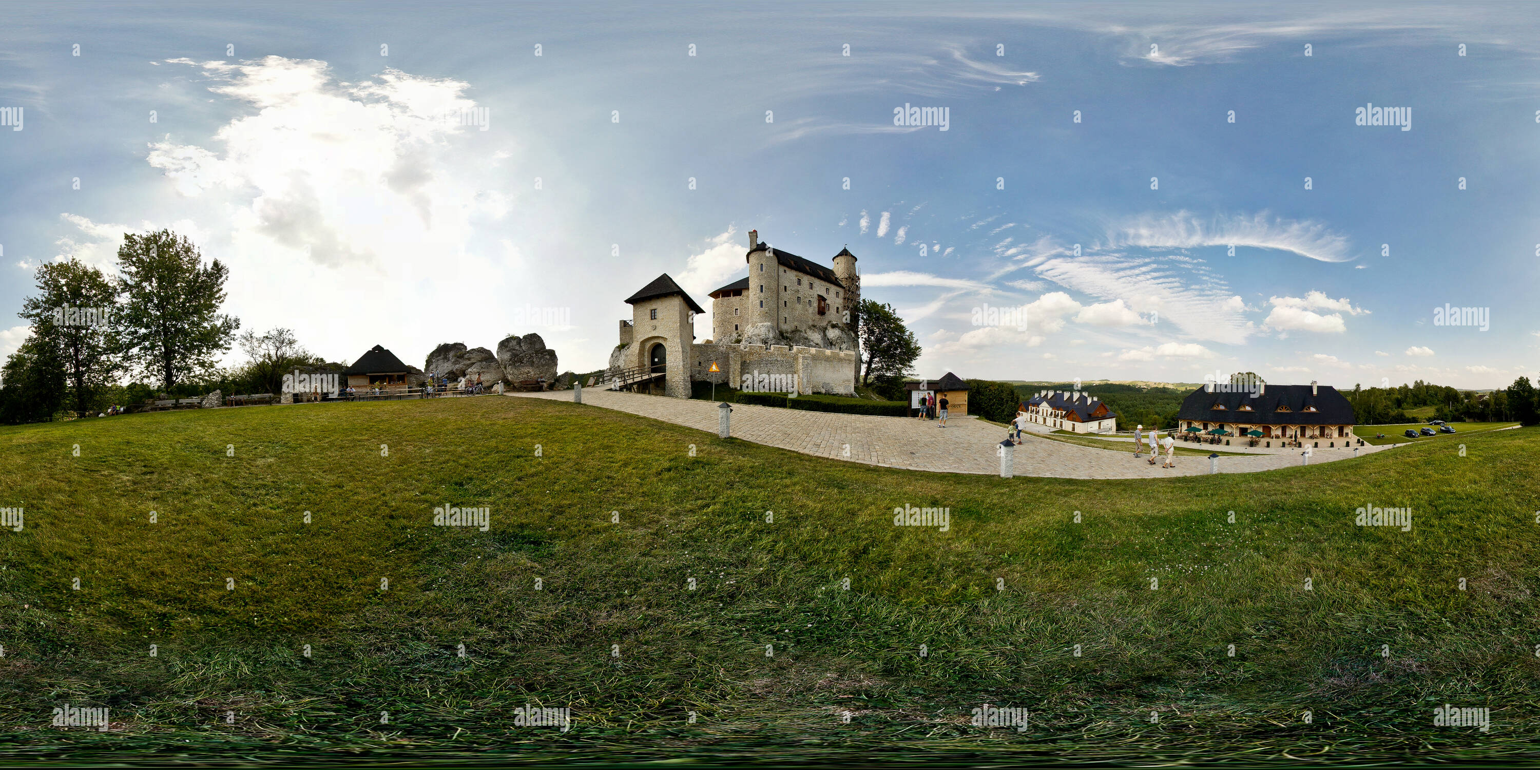 Visualizzazione panoramica a 360 gradi di Zamek w Bobolicach