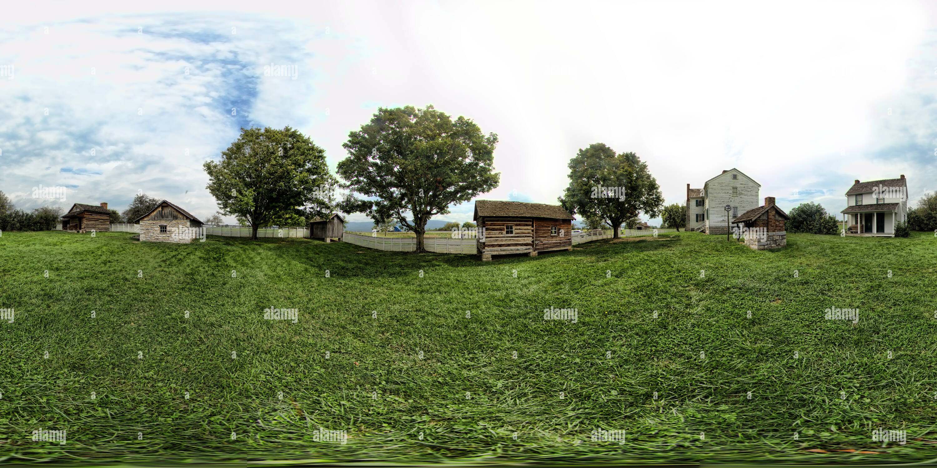 Visualizzazione panoramica a 360 gradi di La Fattoria Bushong, Nuovo Mercato, Virginia